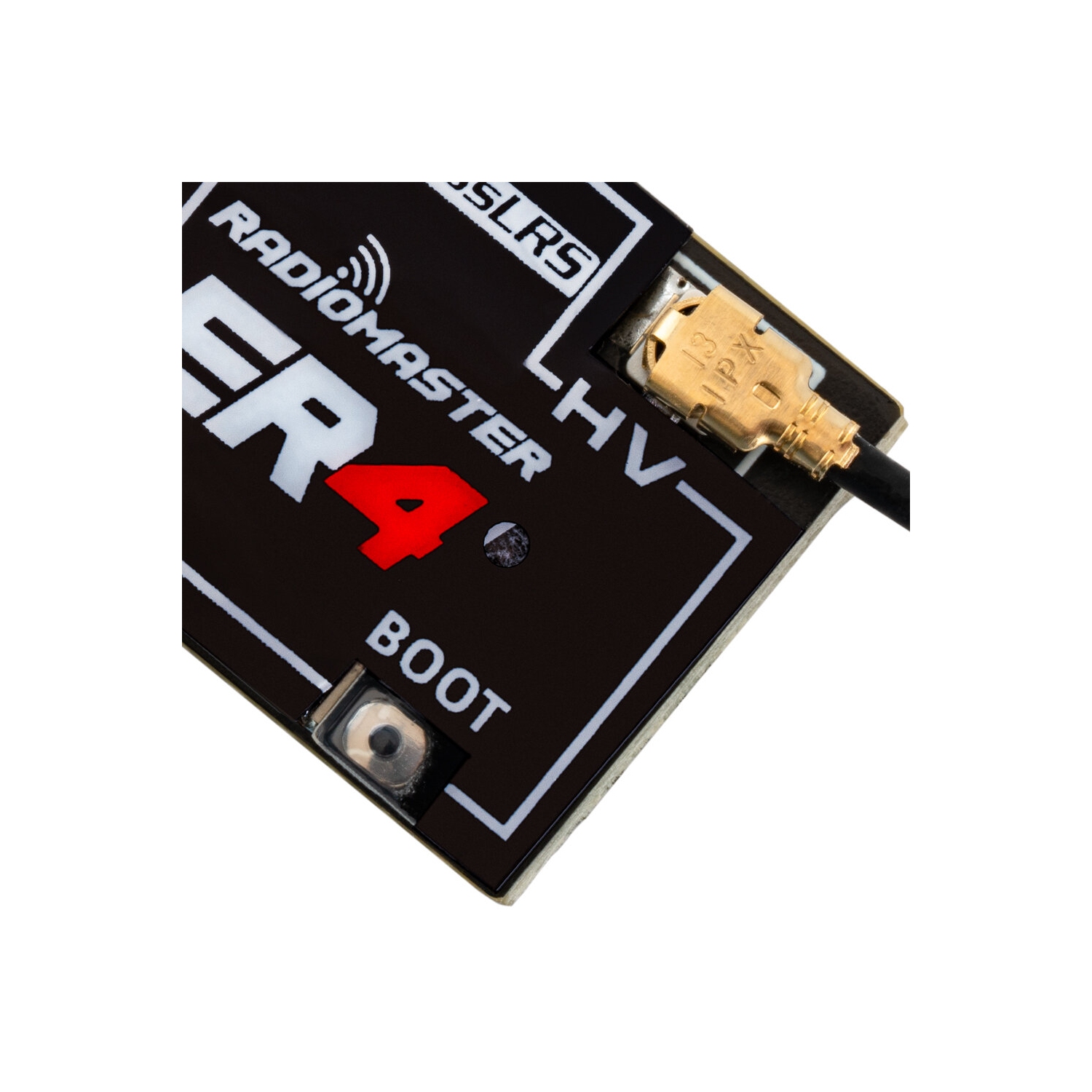 Radiomaster ER4 2,4&nbsp;GHz 4CH ExpressLRS ELRS RX PWM Prise en charge de la télémétrie de la tension pour le réservoir de voiture d'avion F3P RC