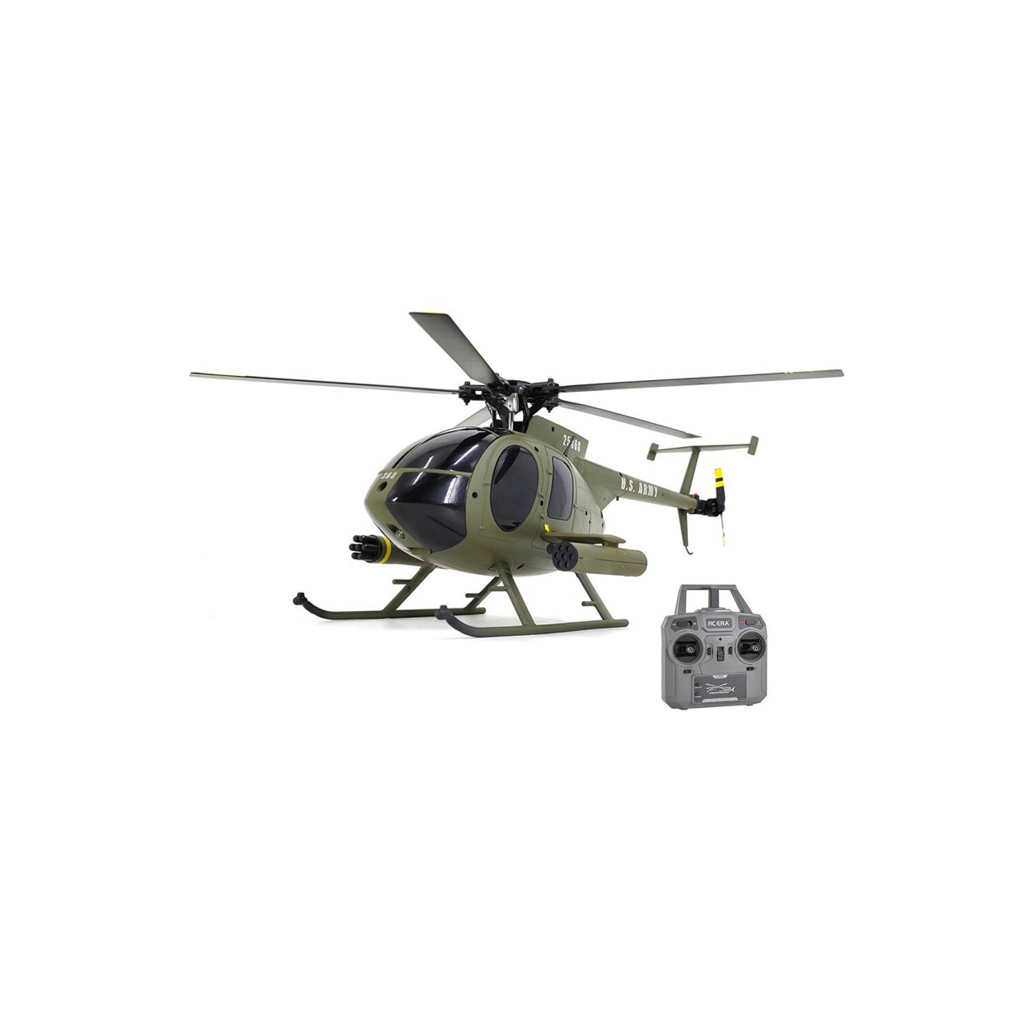 RC ERA C189 MD500 2.4G 4CH UAV 1:28 Hélicoptère téléguidé à lame unique fixe sans pilote RTF