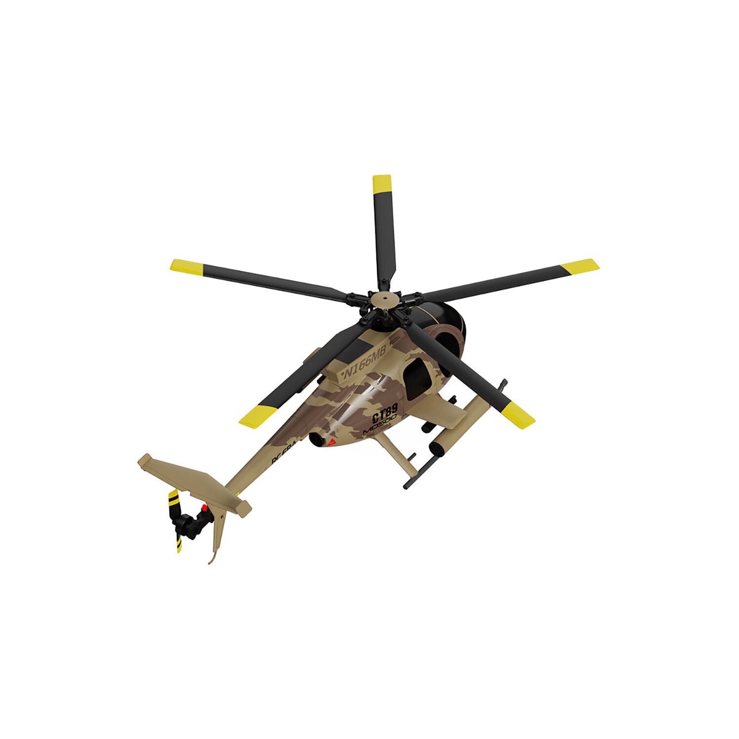 RC ERA C189 MD500 2.4G 4CH UAV 1:28 Fixed Height Single Blade Flybarless RC Helicopter RTF