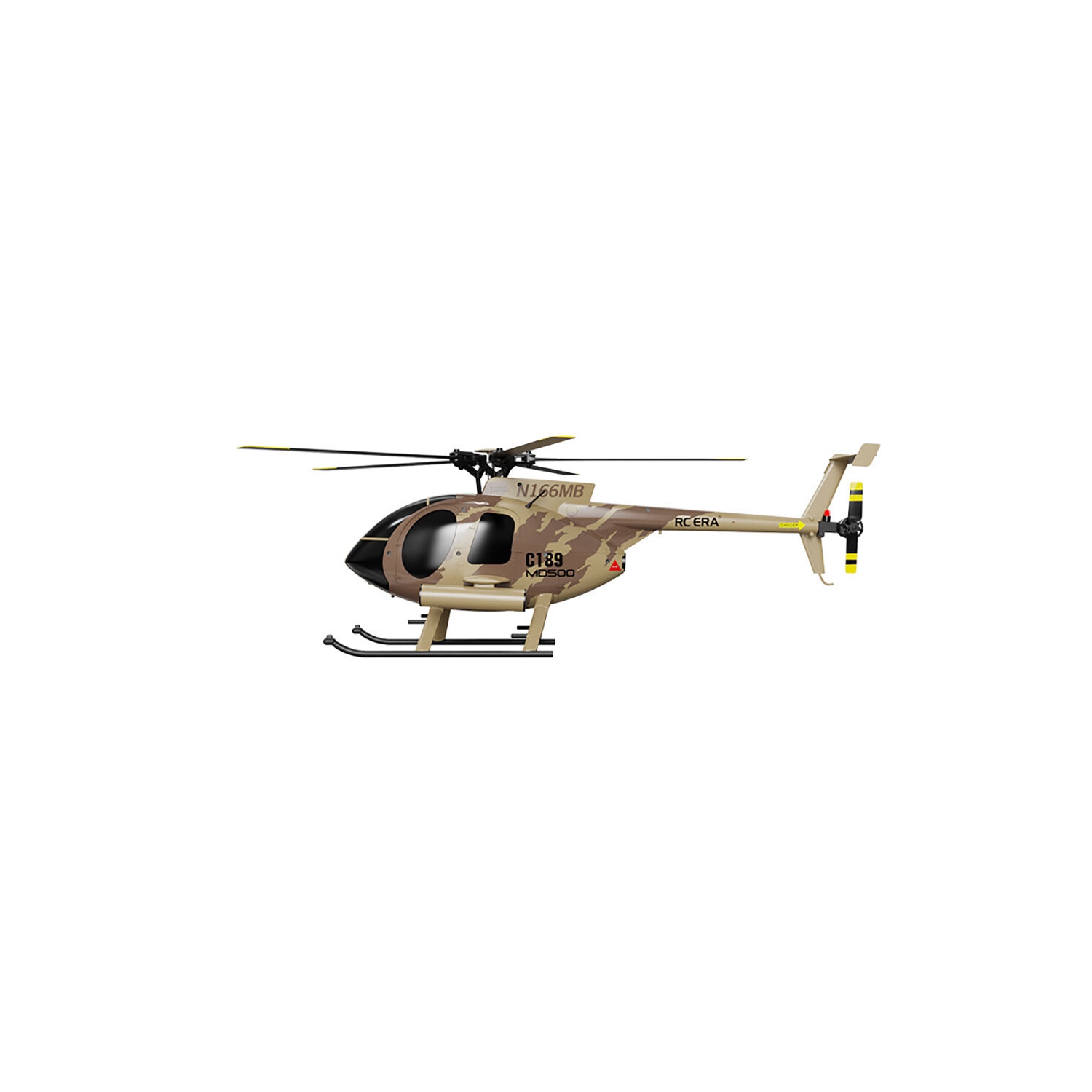 RC ERA C189 MD500 2.4G 4CH UAV 1:28 Fixed Height Single Blade Flybarless RC Helicopter RTF