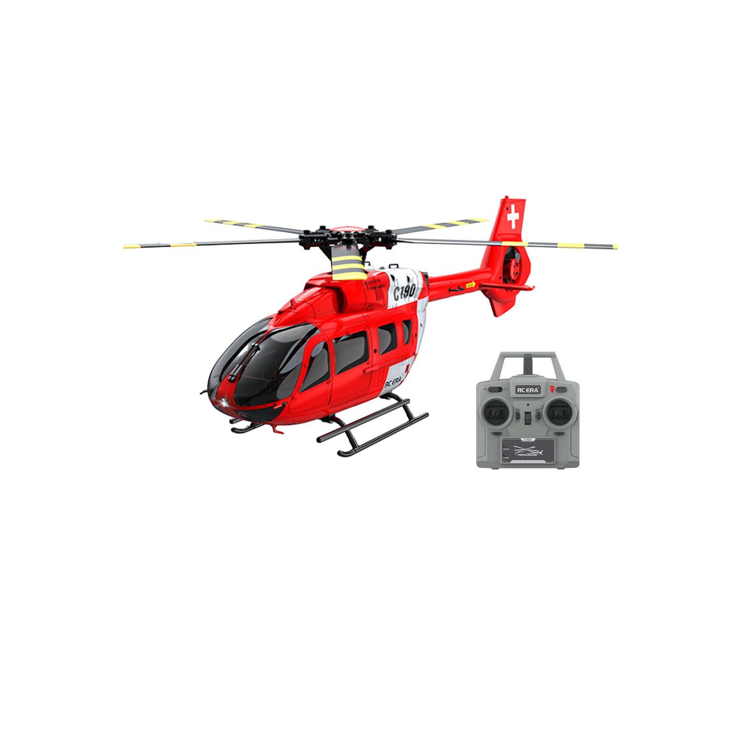 RC ERA C190 1:30 H145 Échelle 2,4 G 6CH 6 axes Gyro Localisation de flux optique Altitude Hold Hélicoptère RC sans flamme RTF