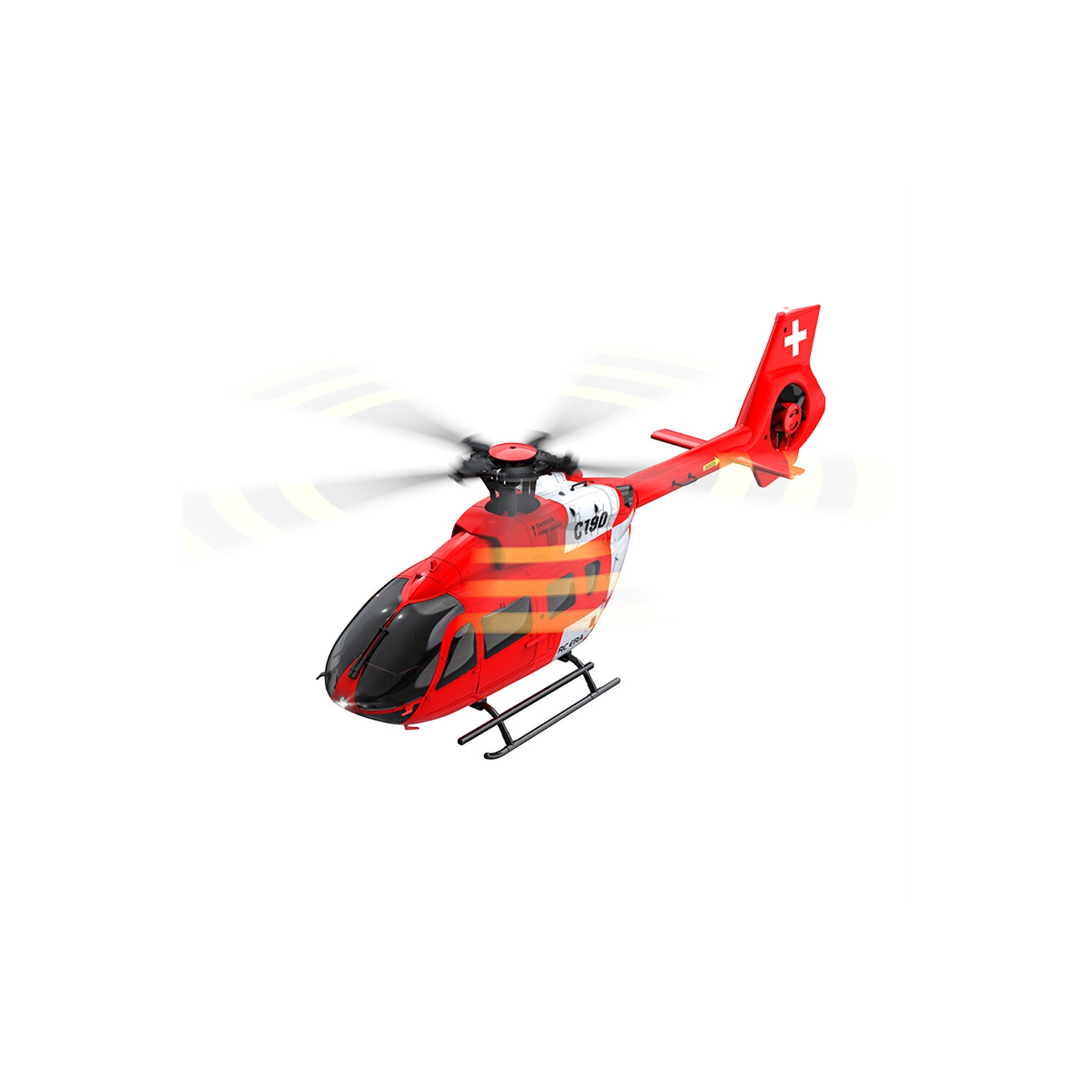 RC ERA C190 1:30 H145 Échelle 2,4 G 6CH 6 axes Gyro Localisation de flux optique Altitude Hold Hélicoptère RC sans flamme RTF