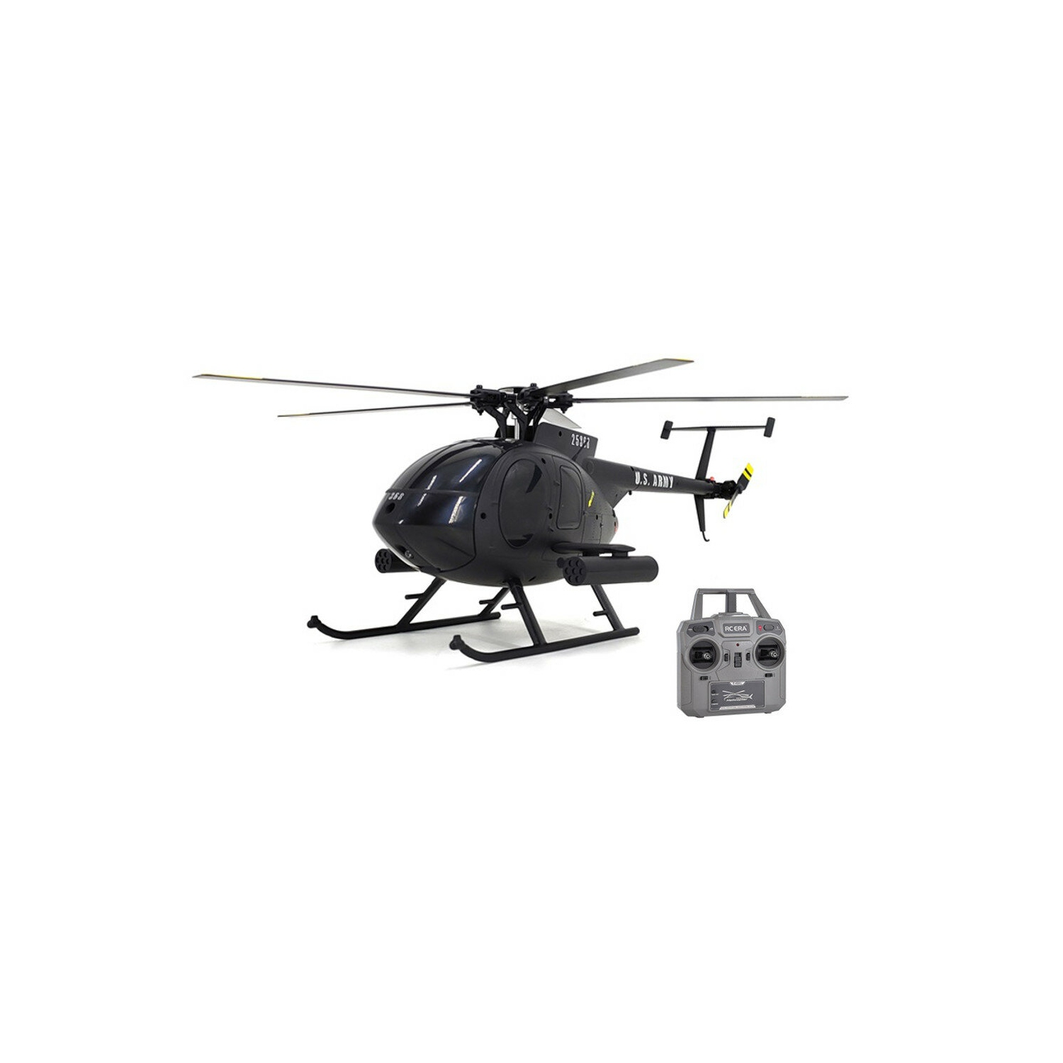 RC ERA C189 MD500 2.4G 4CH UAV 1:28 Fixed Height Single Blade Flybarless RC Helicopter RTF