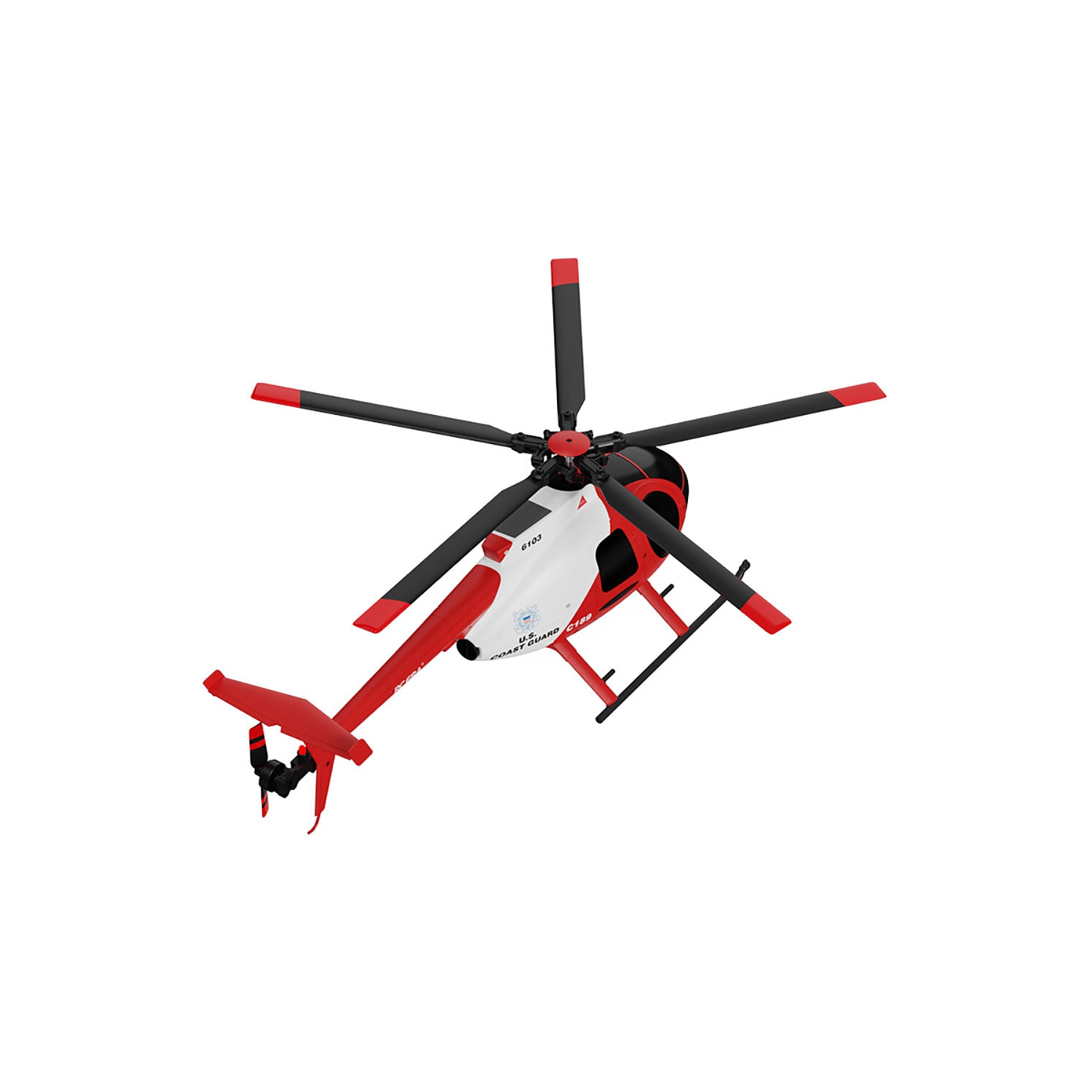 RC ERA C189 MD500 2.4G 4CH UAV 1:28 Fixed Height Single Blade Flybarless RC Helicopter RTF