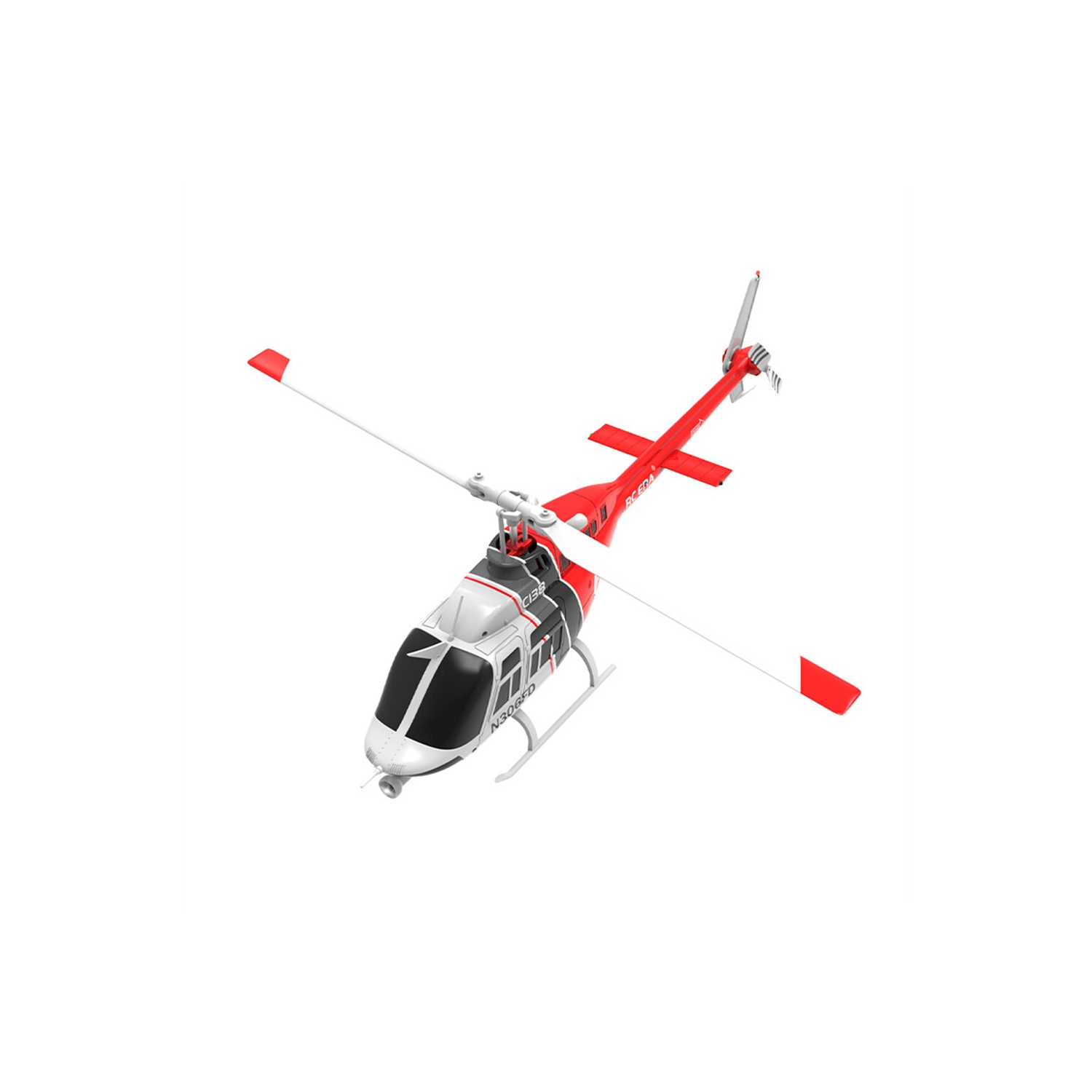 RC ERA C138 Bell 206 2.4G 6CH 6 axes Gyro 1:33 échelle Altitude Hold Hélicoptère téléguidé sans flamme RTF