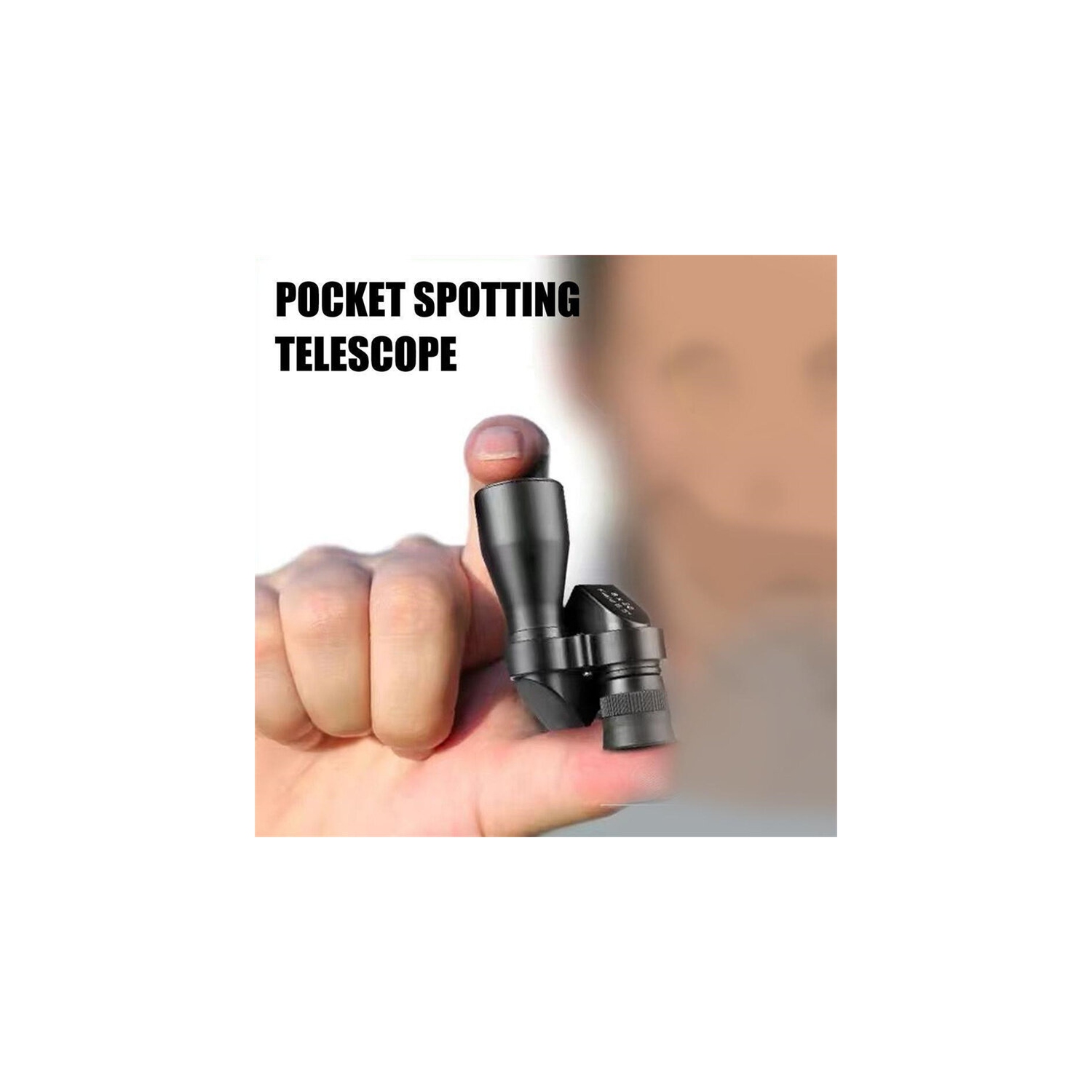 Mini télescope monoculaire portatif haute définition à longue portée 1000x20, transparent, zoom à grossissement élevé, chasse, montagnage, pêche