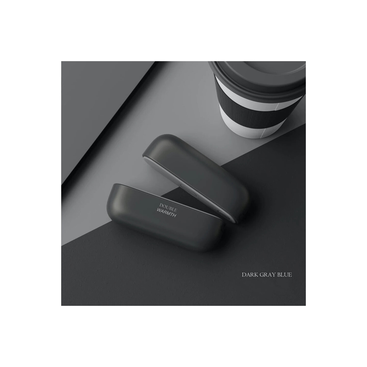 Chauffe-mains magnétique rechargeable Chauffe-mains intelligent 2-en-1 Chauffage rapide 45/55/60C pour des cadeaux chauds