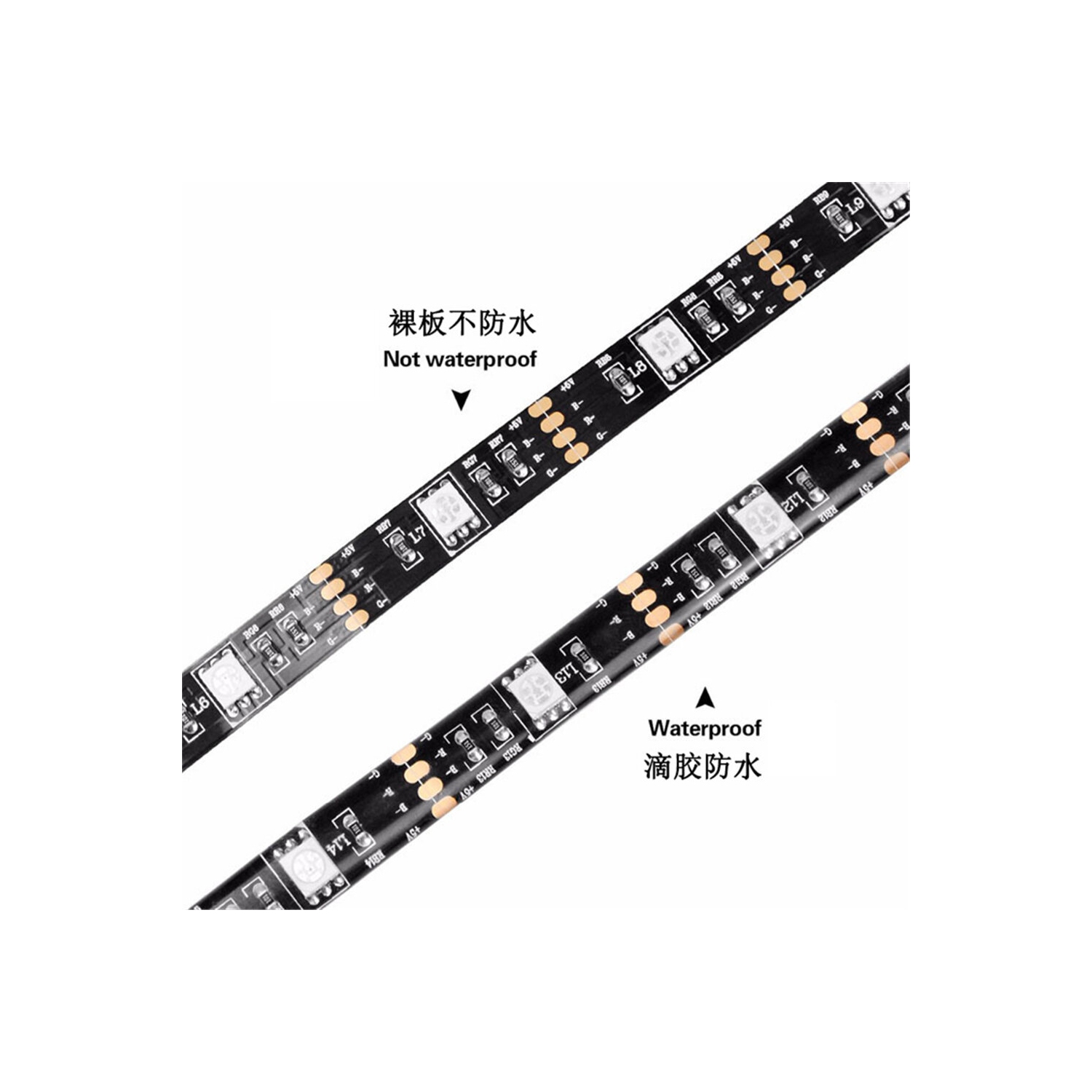 LED Set Light With 5V 5050RGB Colorful TV Background Light with USB Bluetooth Smart Atmosphere Light Strip