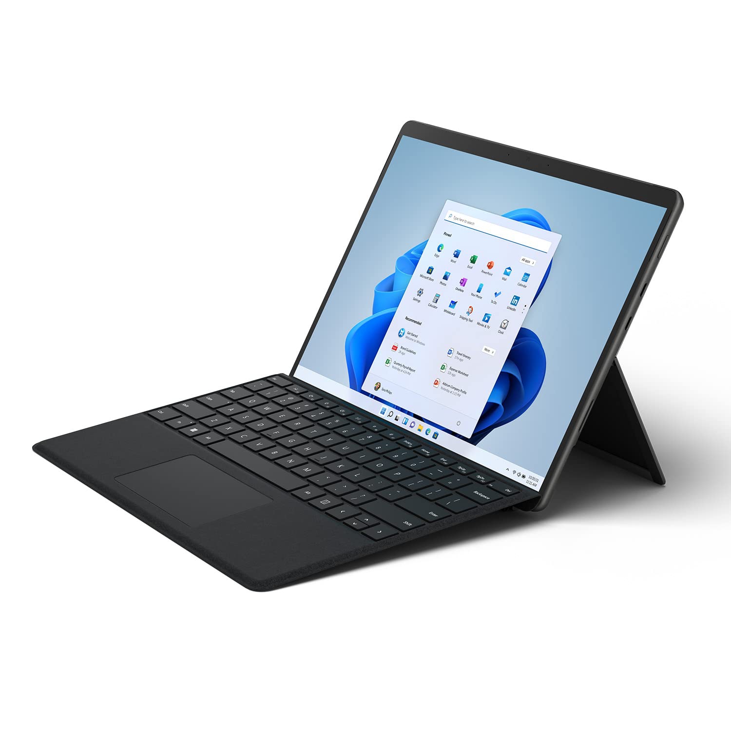 Refurbished (Good) - Microsoft Surface Pro 8 13" Tablet (Intel i5-1135G7/16GB RAM 256GB SSD/Windows 11) - Graphite (w/Keyboard)