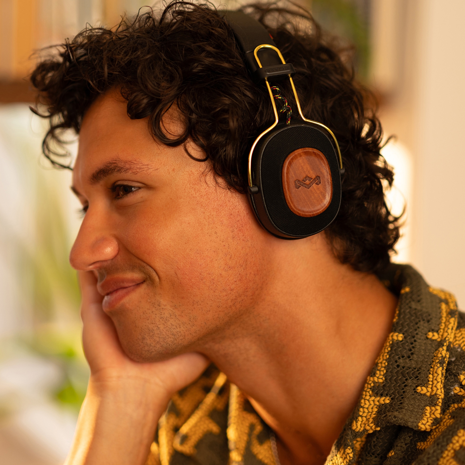 Casque d'écoute Bluetooth Positive Vibration Riddim de House of Marley - Rasta