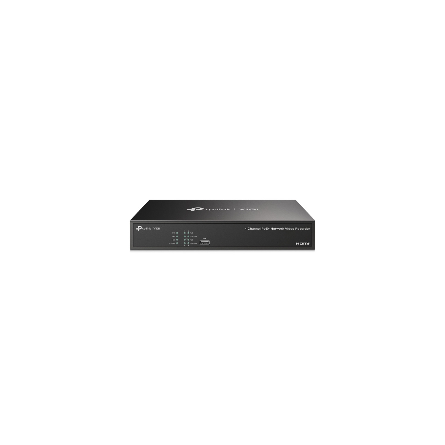 TP-Link VIGI NVR1004H-4P 4-Channel 16MP PoE+ NVR