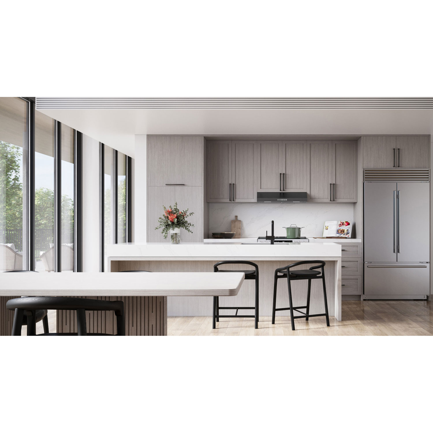 Broan 30" Under Cabinet Range Hood - Black Stainless Steel