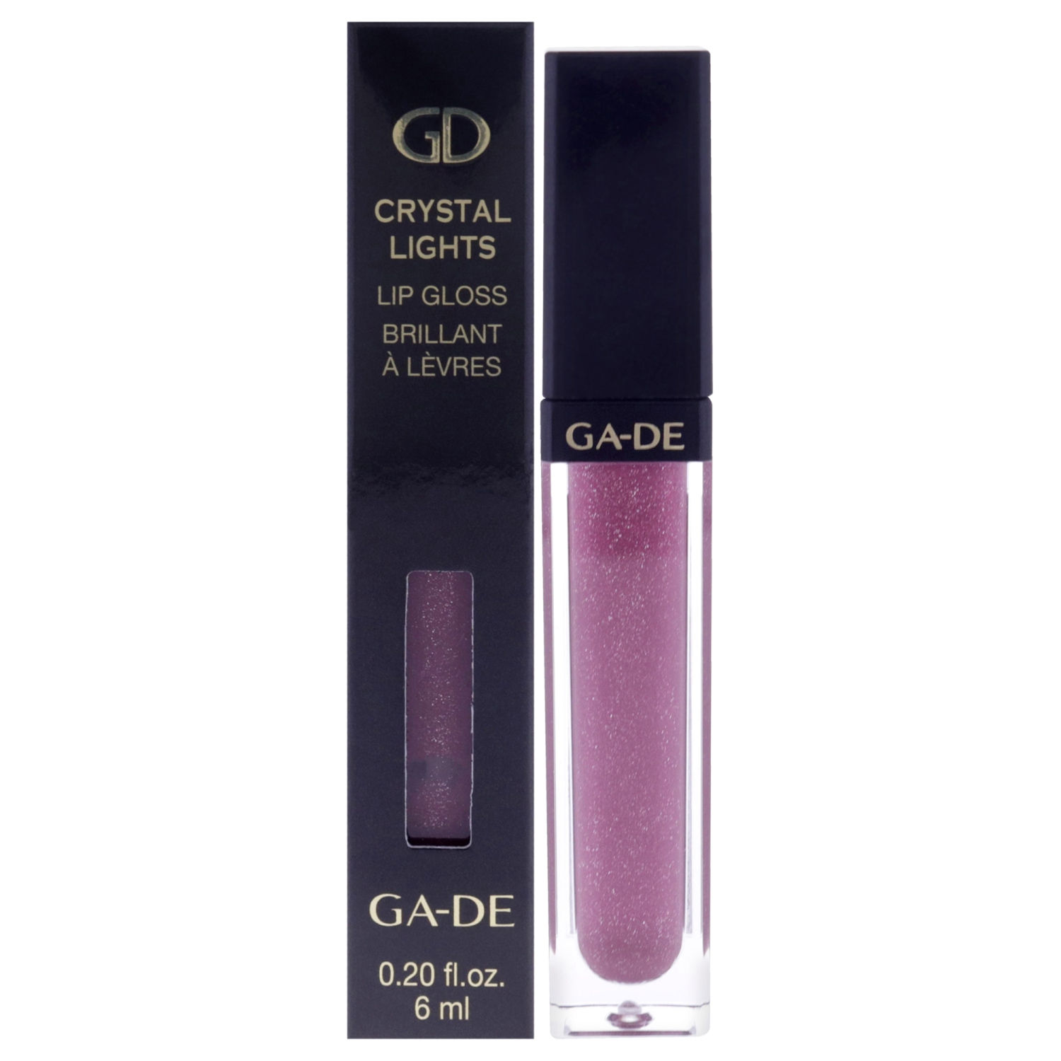 Brillant à lèvres Crystal Lights - 516 Ruby Rose by GA-DE pour Femme - 0,2&nbsp;oz Lustre à lèvres