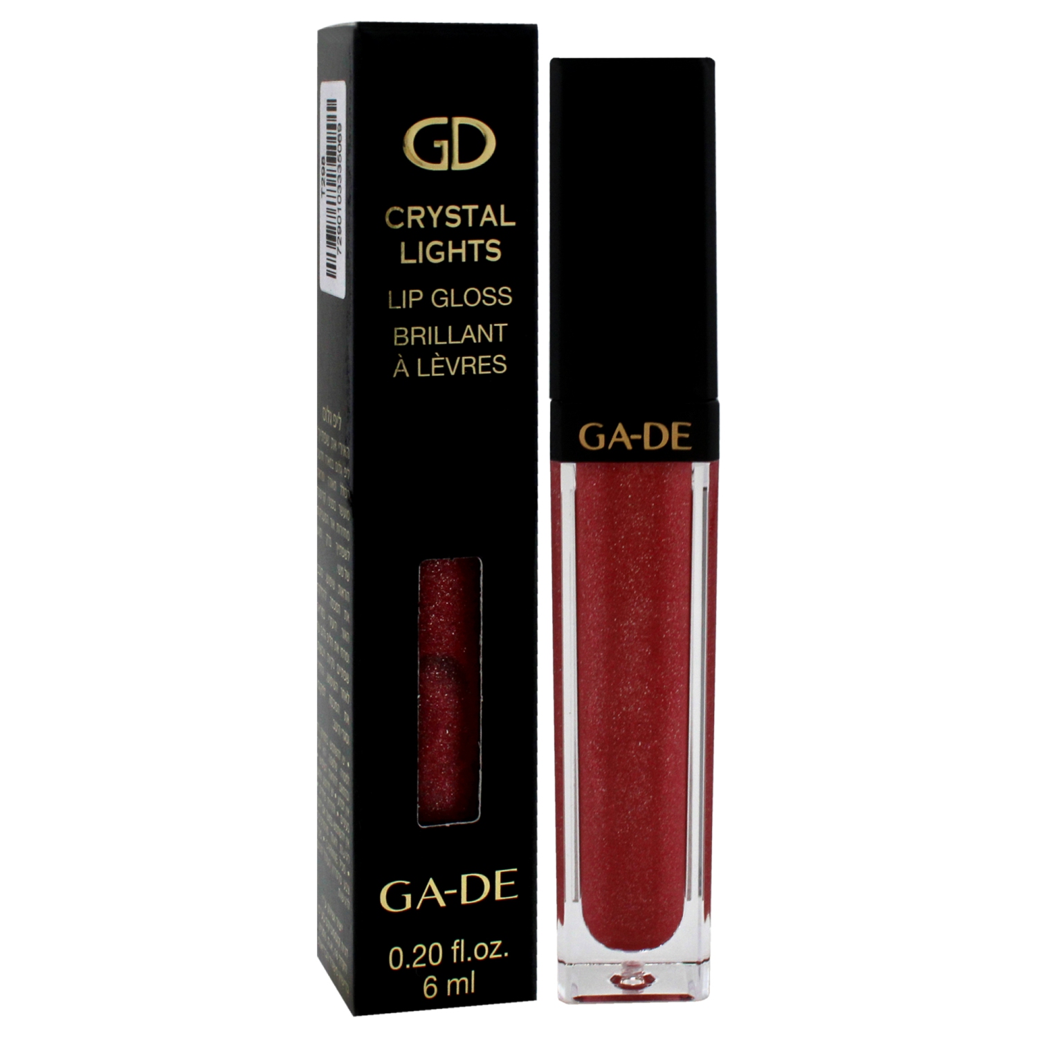 Crystal Lights Lip Gloss - 512 Carnelian by GA-DE for Women - 0.2 oz Lip Gloss
