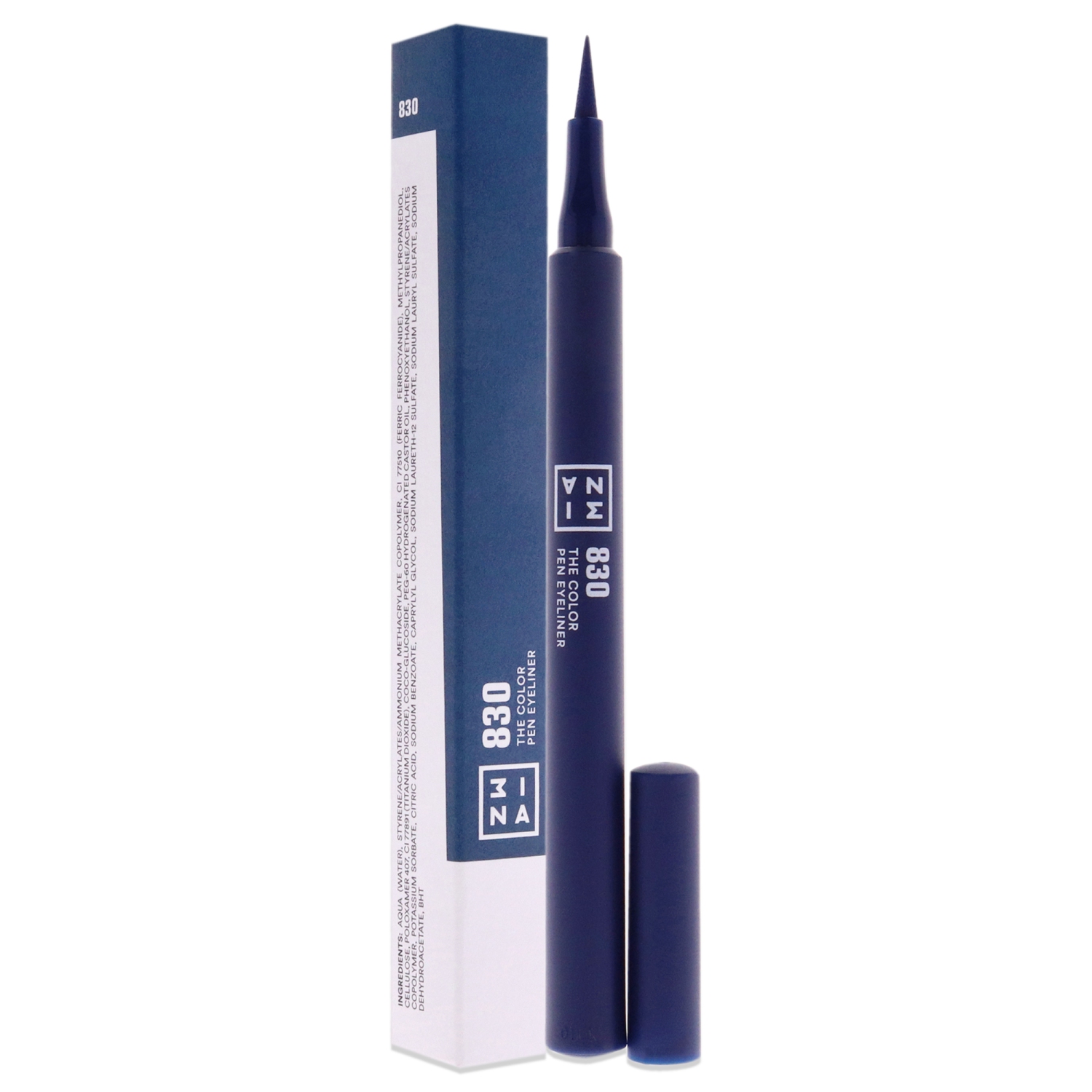 The Color Pen Eyeliner - 830 Navy blue by 3INA for Women - 0.034 oz Eyeliner