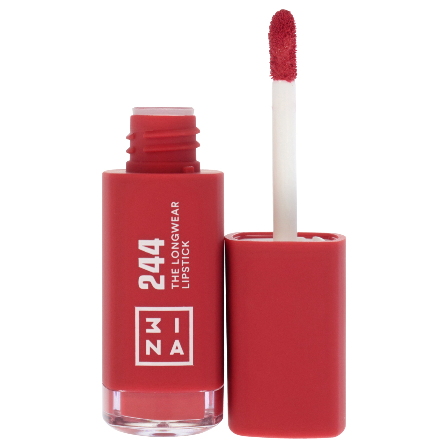 The Longwear Lipstick - 244 Red by 3INA for Women - 0.20 oz Lipstick
