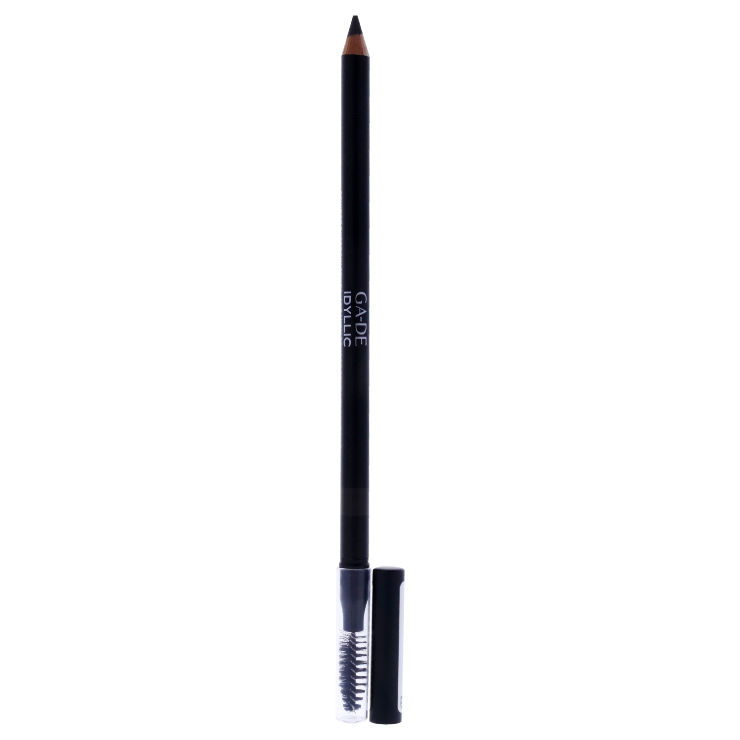 Idyllic Powder Eyebrow Pencil - 60 Soft Black by GA-DE for Women - 0.09 oz Eyebrow Pencil
