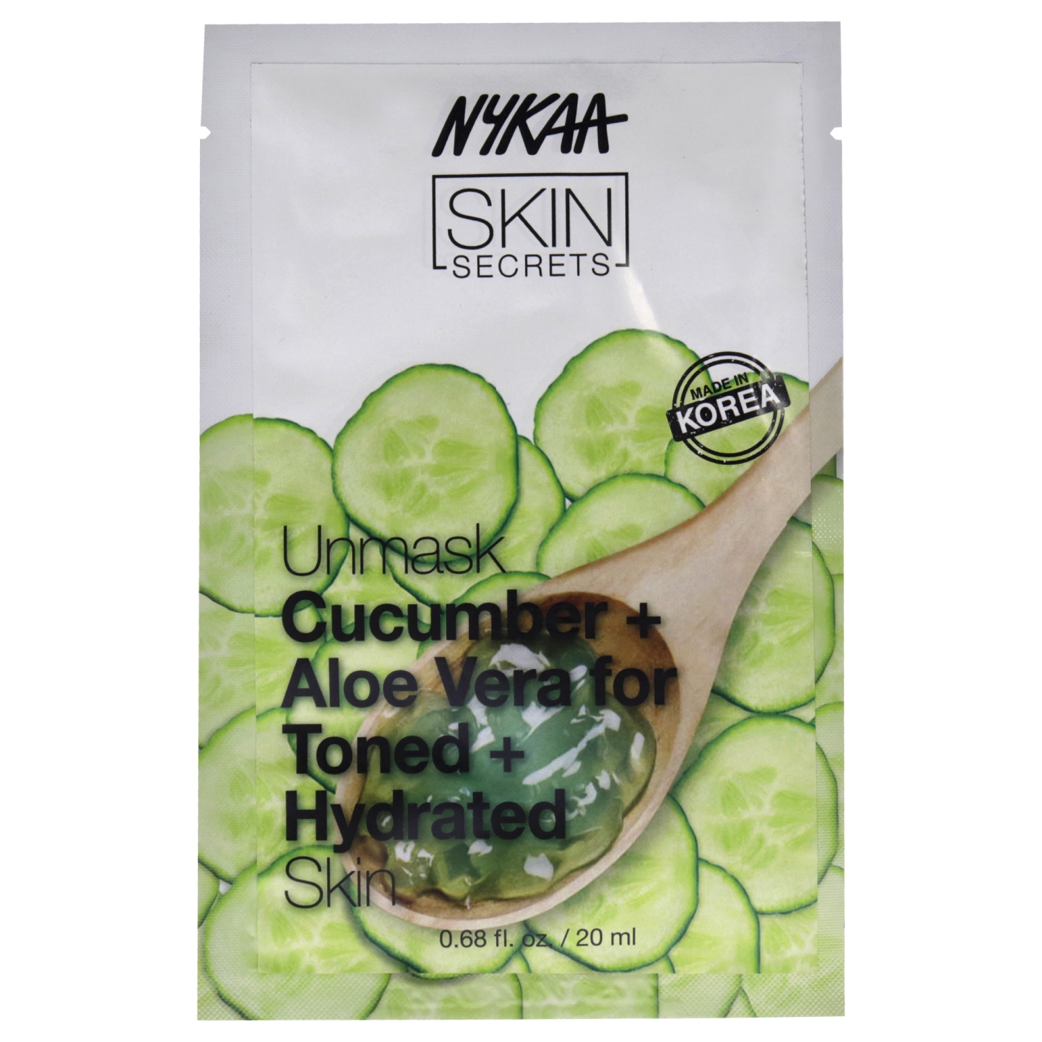 Skin Secrets Sheet Mask - Cucumber and Aloe by Nykaa Naturals for Women - 1 Pc Mask