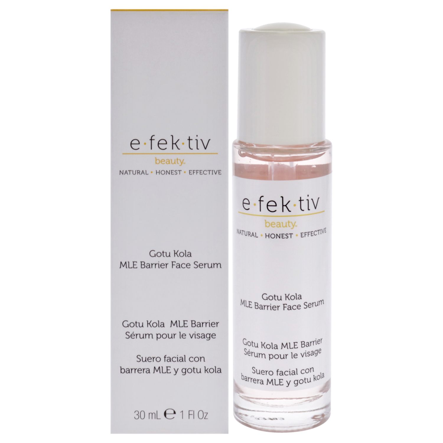 Gotu Kola Plus Ceramide 3 MLE Sérum du visage de barrière par e.fek.tiv pour unisexe - 1&nbsp;oz Sérum