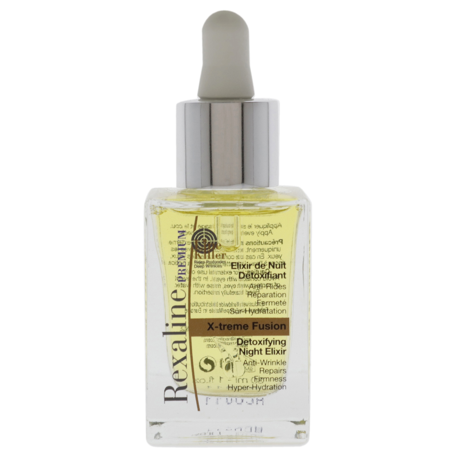 Line Killer X-Treme Fusion Detoxifying Night Elixir par Rexaline pour 1,01 oz Sérum unisexe