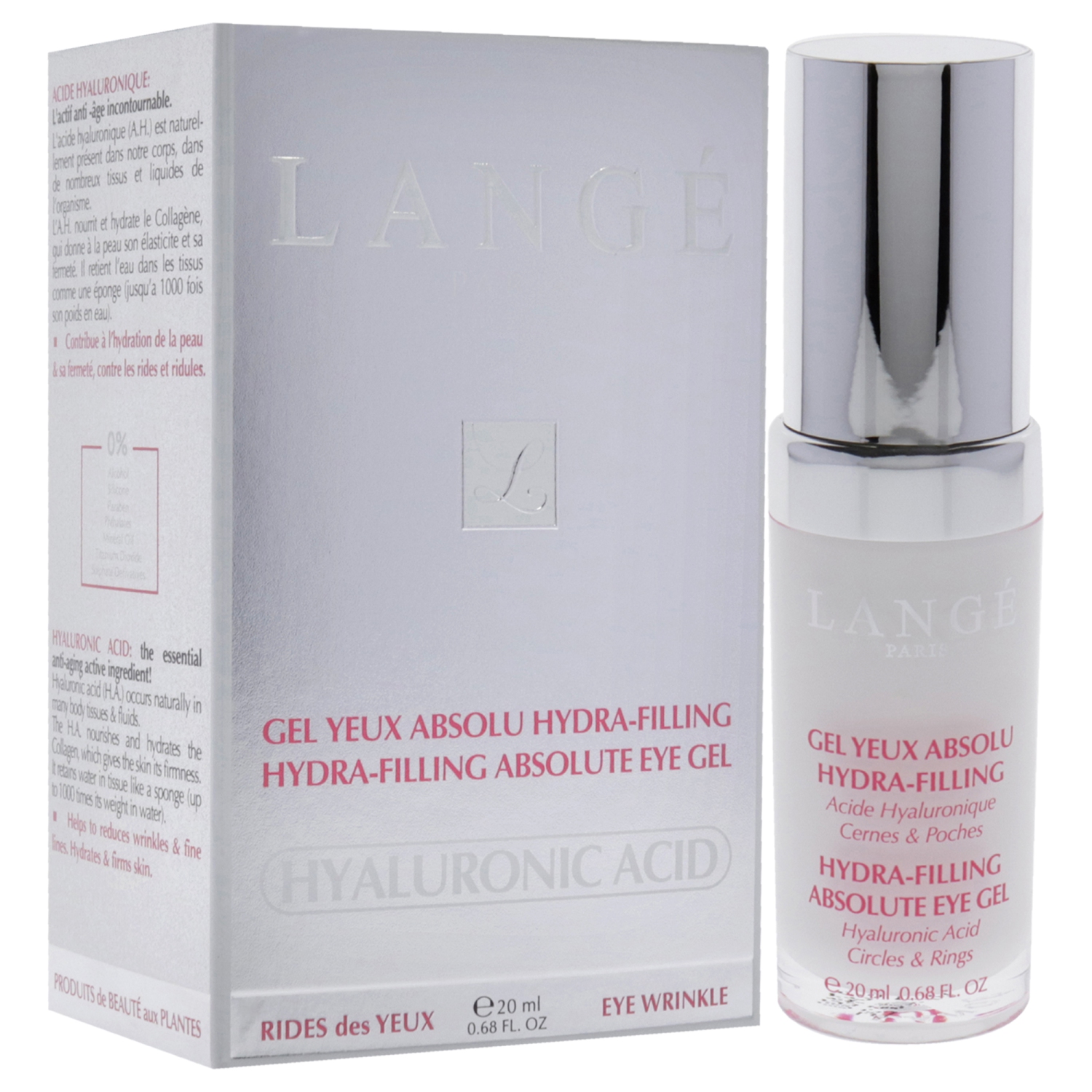 Hydra-Filling Absolute Eye Gel by Lange for Unisex - 0.68 oz Serum