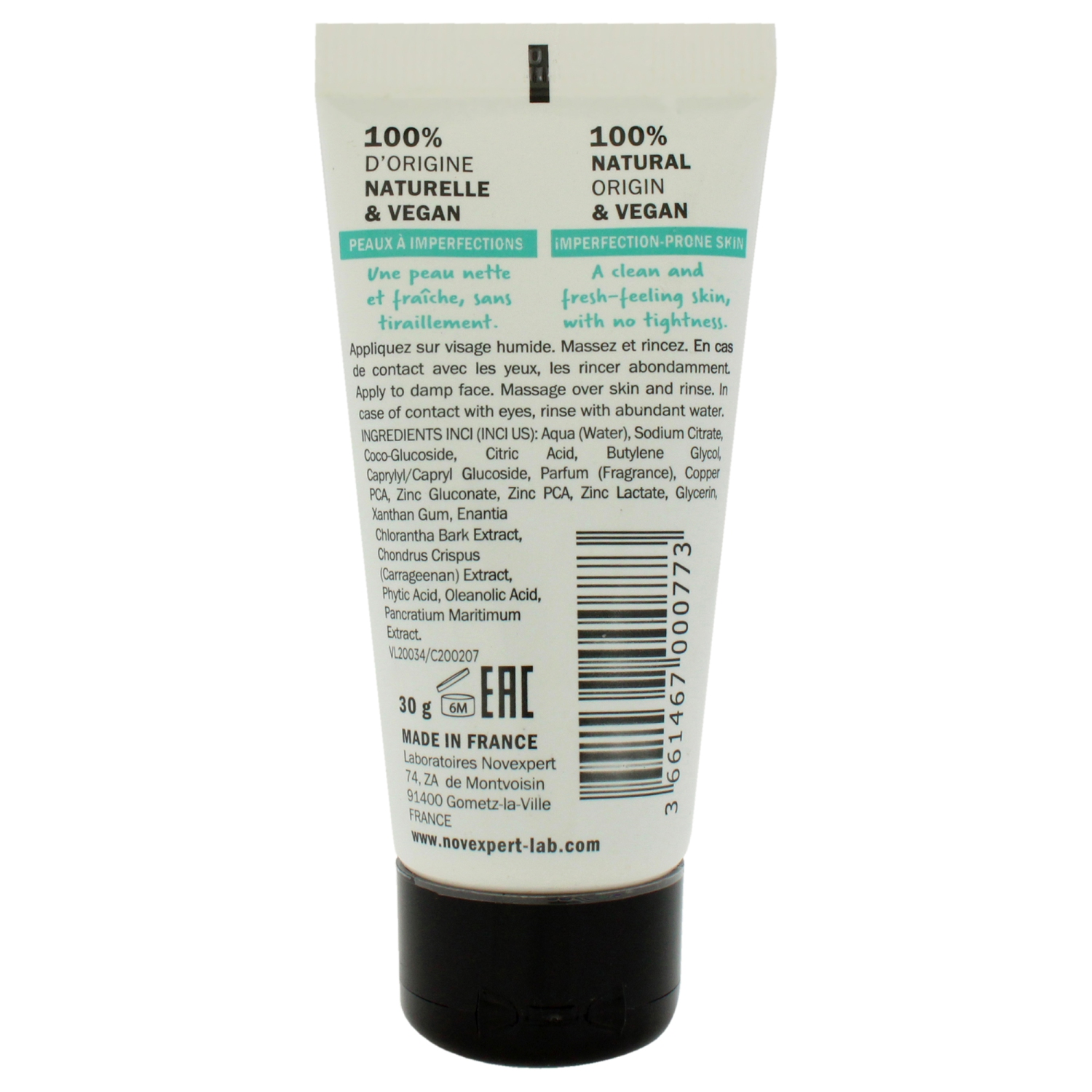 Clear Skin Foaming Gel by Novexpert for Women - 1.05 oz Gel