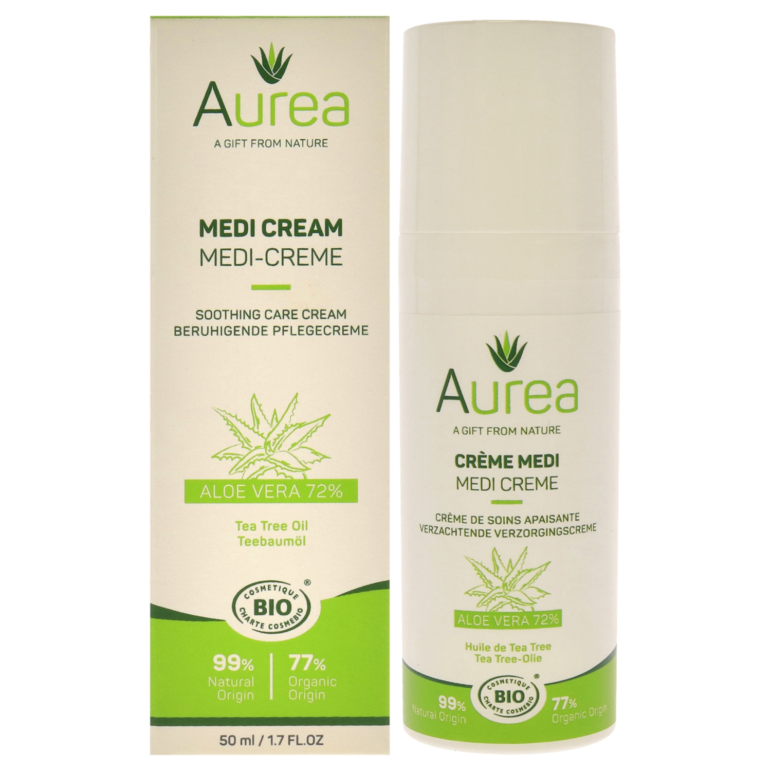 Tea Tree Oil Medi Cream by Aurea for Unisex - 1.7 oz Cream