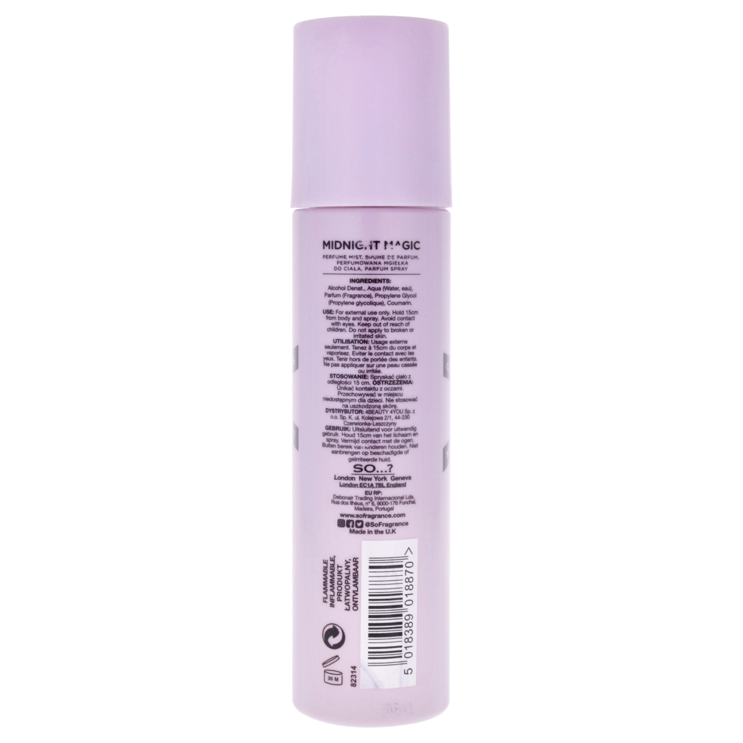 Midnight Magic Perfume Mist by So…? for Women - 4.7 oz Mist