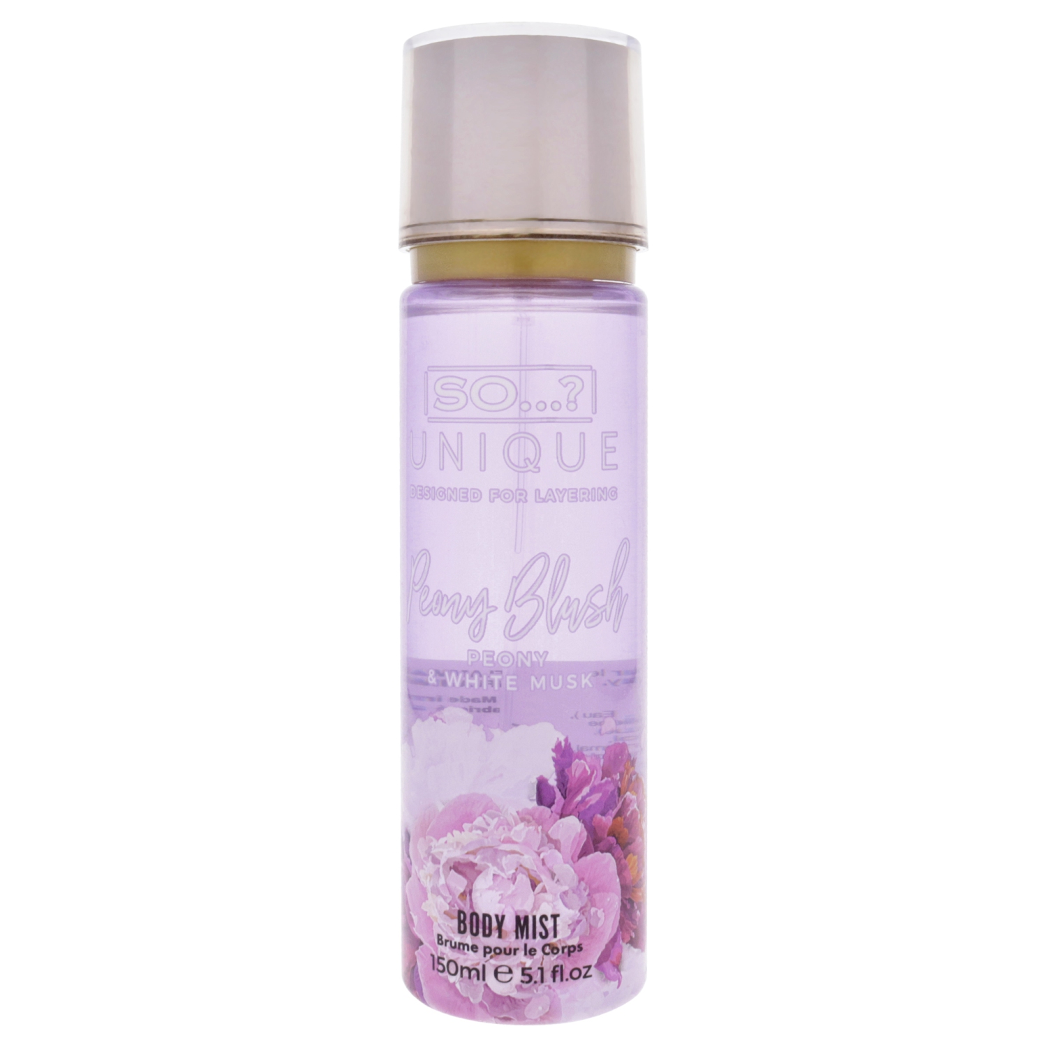 Unique Body Mist - Peony Blush by So…? for Women - 5.1 oz Body Mist