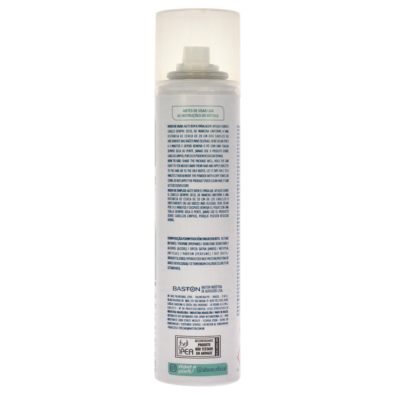 Dry Shampoo - Fresh by Above for Unisex - 3.17 oz Dry Shampoo