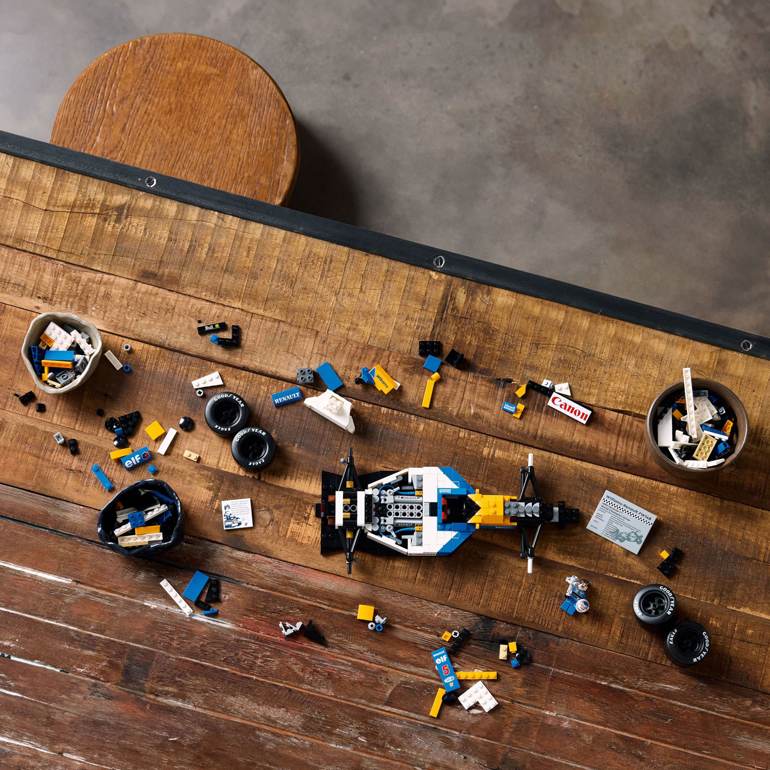 LEGO Icons: Williams Racing FW14B et Nigel Mansell - 799 pièces