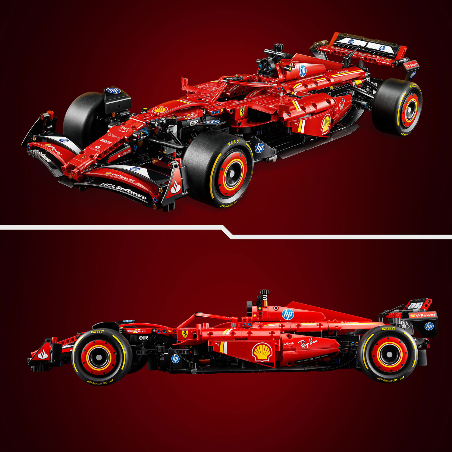 LEGO Technic : Voiture Ferrari SF-24 F1 - 1361 pièces