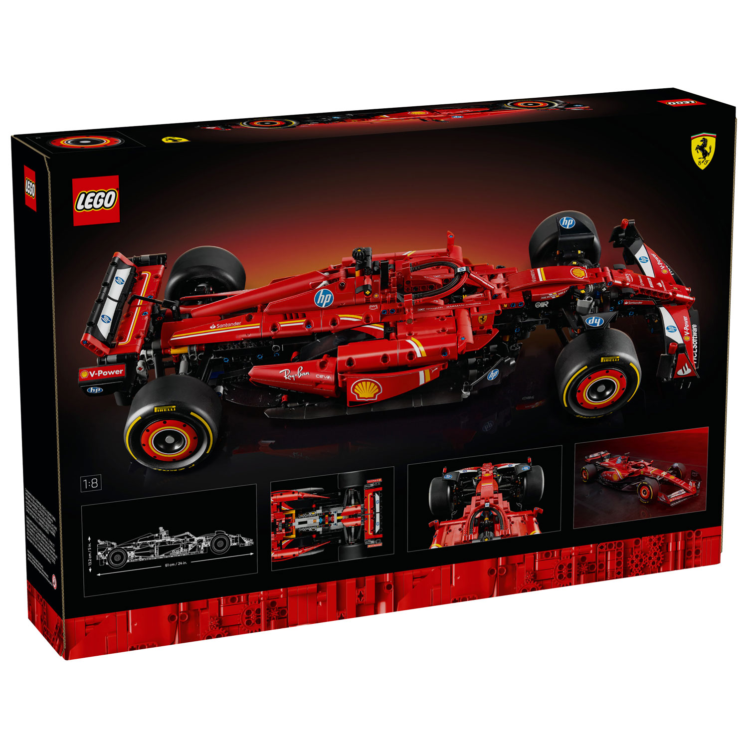 LEGO Technic : Voiture Ferrari SF-24 F1 - 1361 pièces
