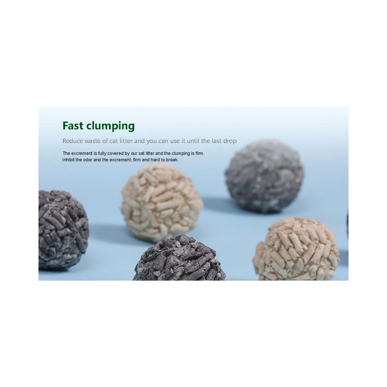 YiMeow Bamboo Fiber Cat Litter 2.4kg, 100% Natural & Eco-Friendly, Superior Odor Control, Dust-Free Formula, Biodegradable & Sustainable, 2.4kg Bag x