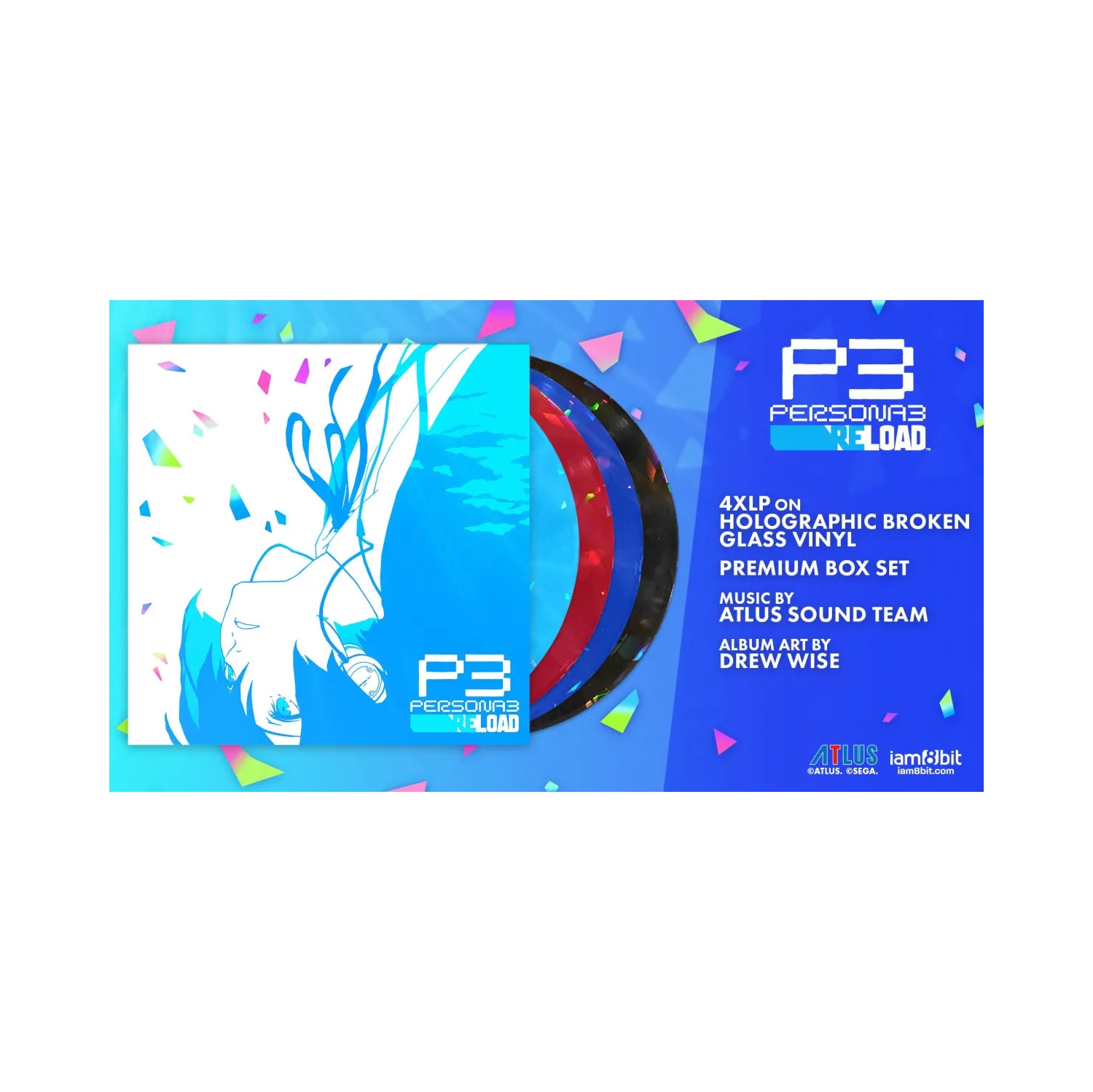 Persona 3 Reload Original Soundtrack 4xLP Vinyl Set