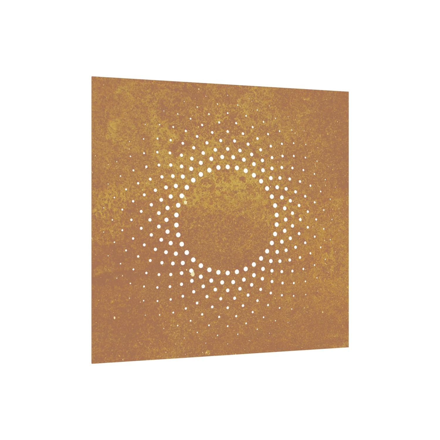 vidaXL Garden Wall Decoration 55x55 cm Corten Steel Sun Design
