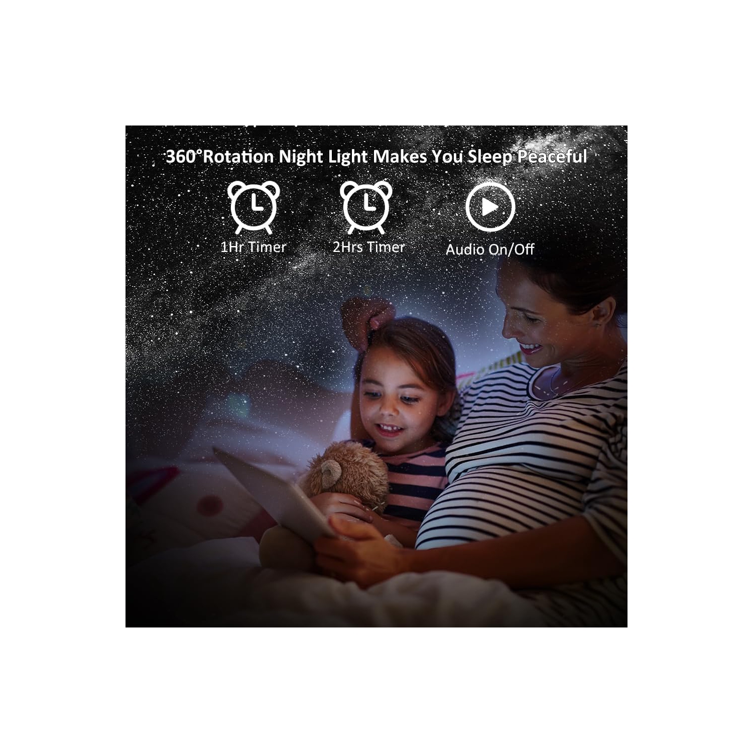 Projecteur d'étoiles, projecteur de planétarium pour chambre à coucher Lumière nocturne galaxie ultra-claire avec 4K 12 disques de galaxie