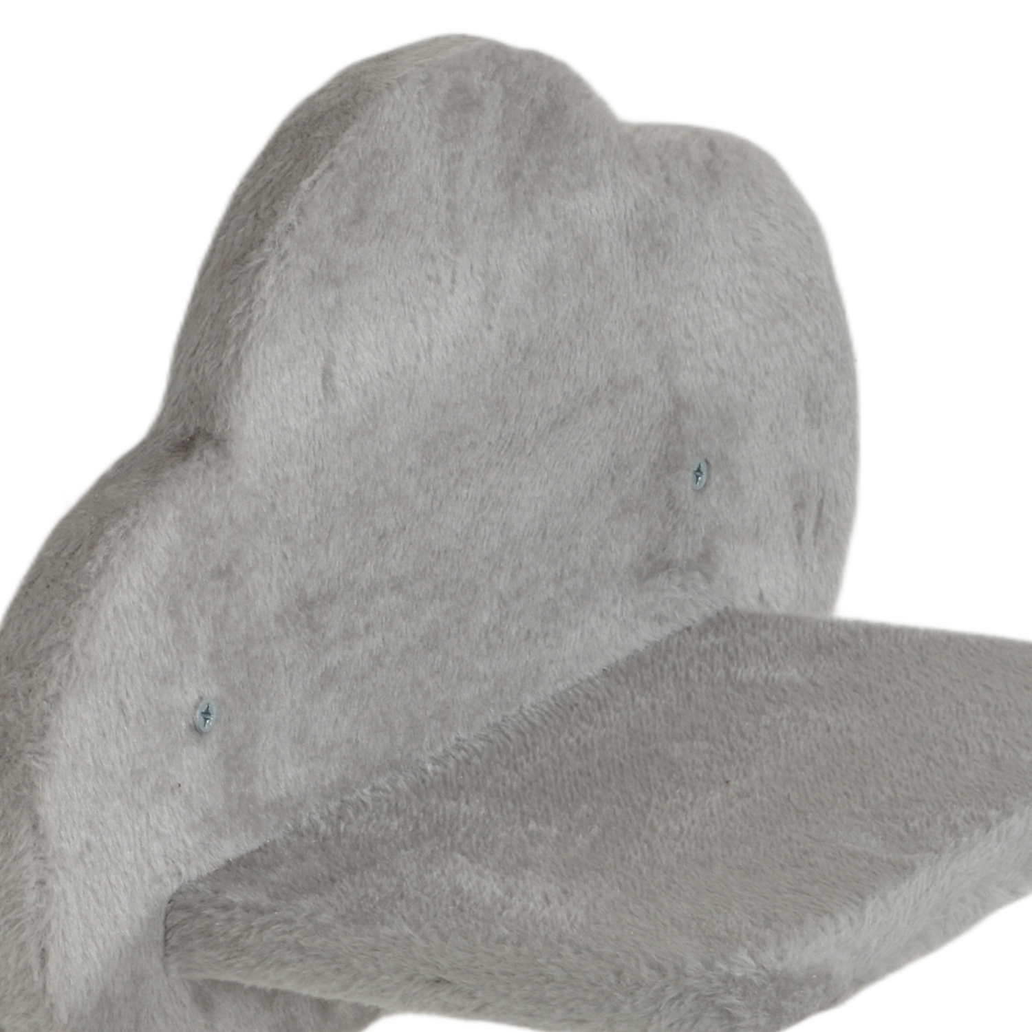 PawHut Cat Wall Shelves, 4PCs Cat Shelves with Scratching Post, Jumping Platforms, Ladder, Condo, Ceiling Wall Mounted Cat Climber, Light Grey