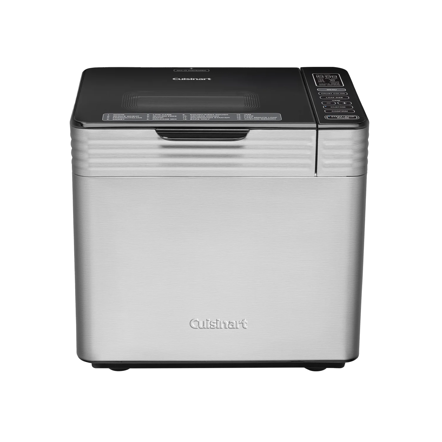 Machine à pain à convection de Cuisinart&nbsp;: 16 options de menu, 3 formats de pain jusqu'à 2&nbsp;lb, 3 couleurs de croûte