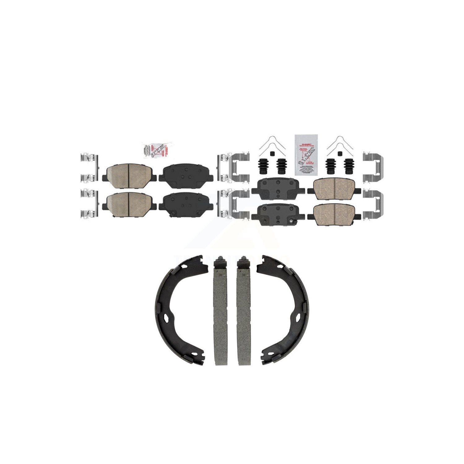 Plaquettes de frein à disque en céramique avant arrière pour Chevrolet Camaro sans Calipers Brembo KNN-101565