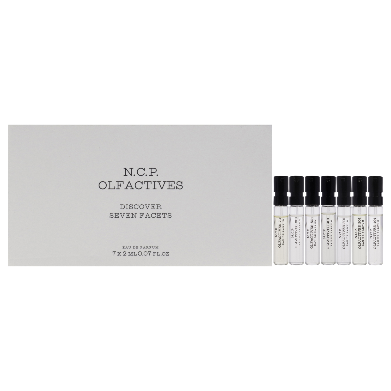 Discover Seven Facets Kit by NCP for Unisex - 7 x 2 ml Olfactive Facet - EDP Spray