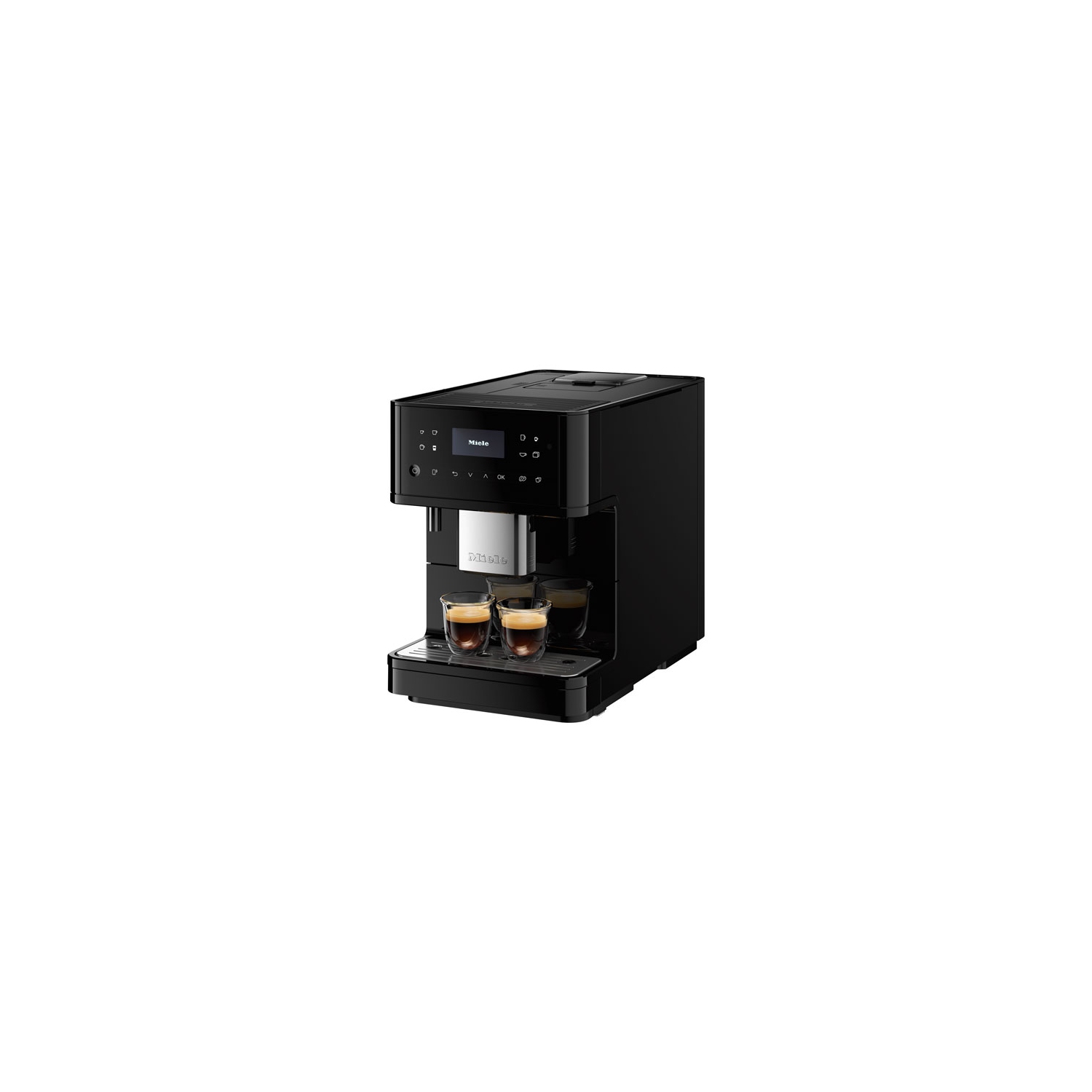 Remis à neuf - Machine à café et à espresso de comptoir CM 6160 Milk Perfection de Miele - Noir obsidienne