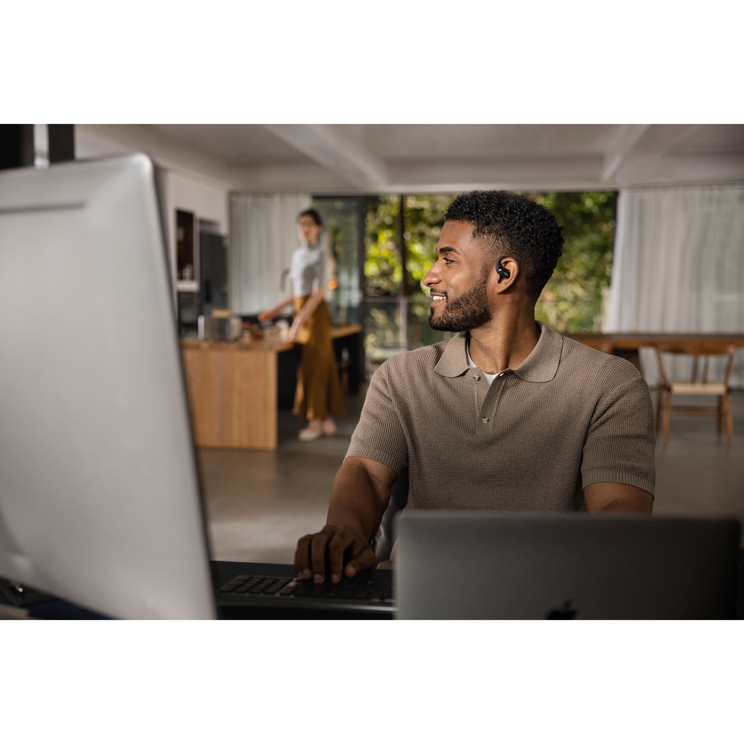 Shokz OpenFit 2 Open-Ear True Wireless Earbuds - Black