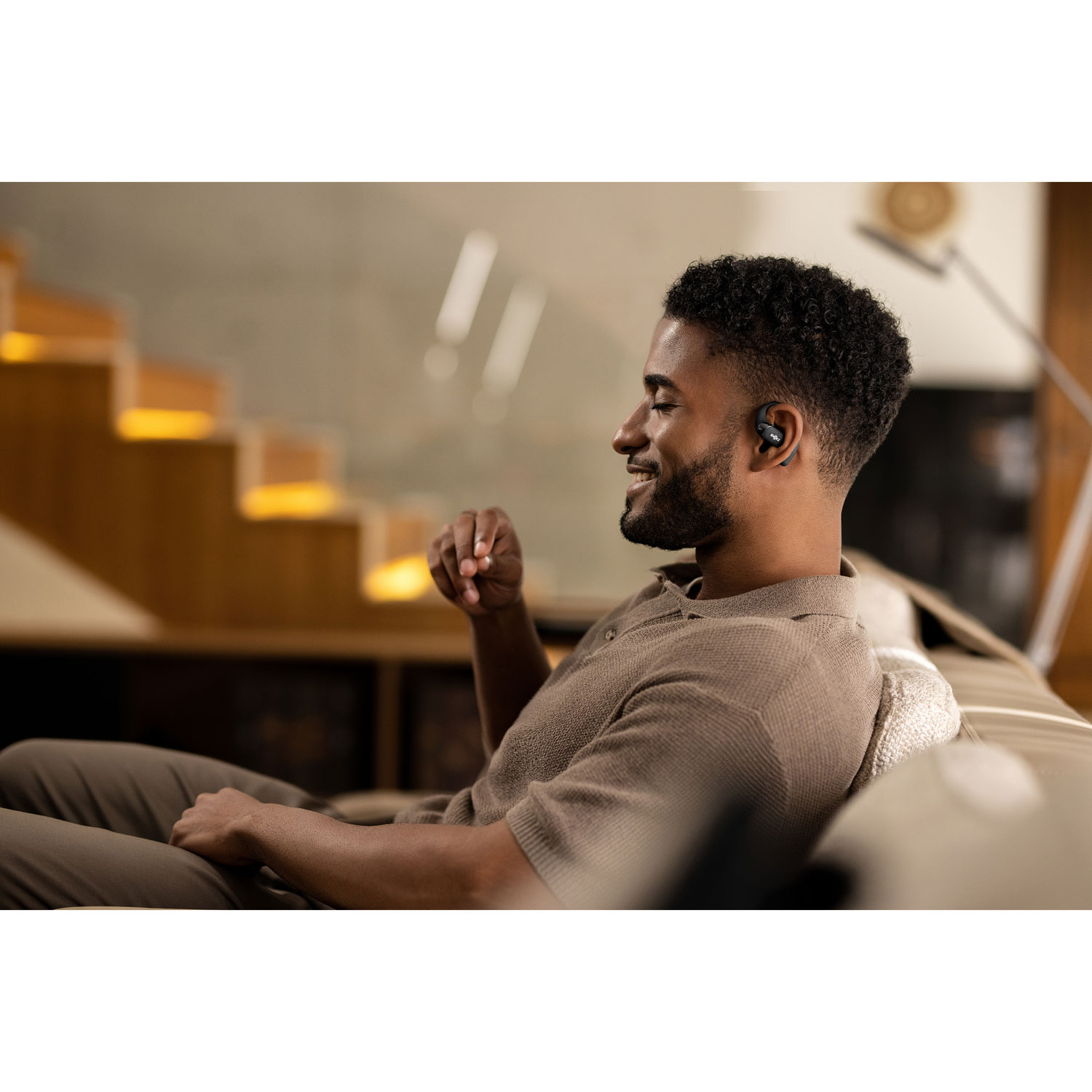 Shokz OpenFit 2 Open-Ear True Wireless Earbuds - Black