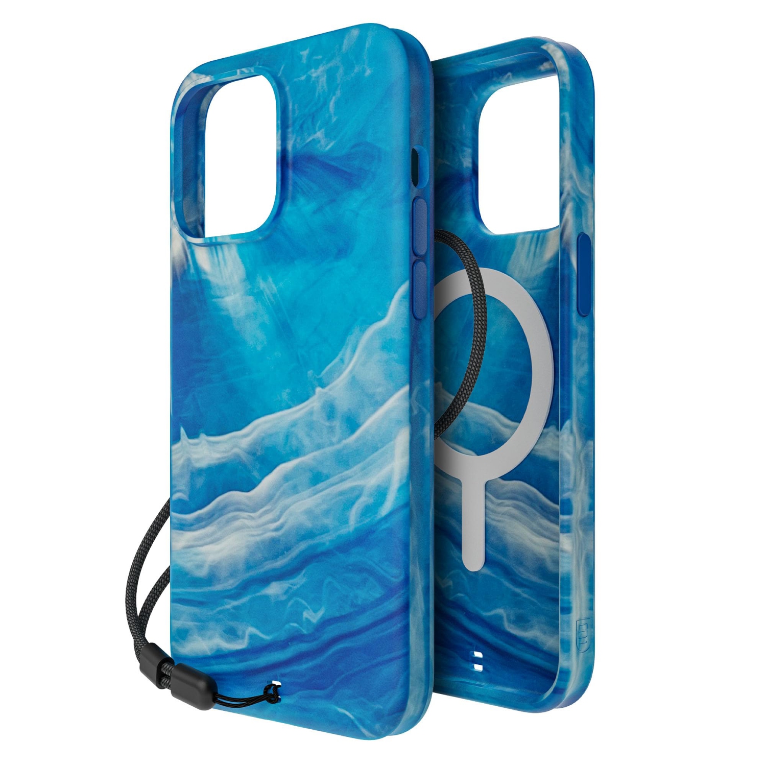 BodyGuardz Carve With MagSafe Blue Case - iPhone 15 Pro Max