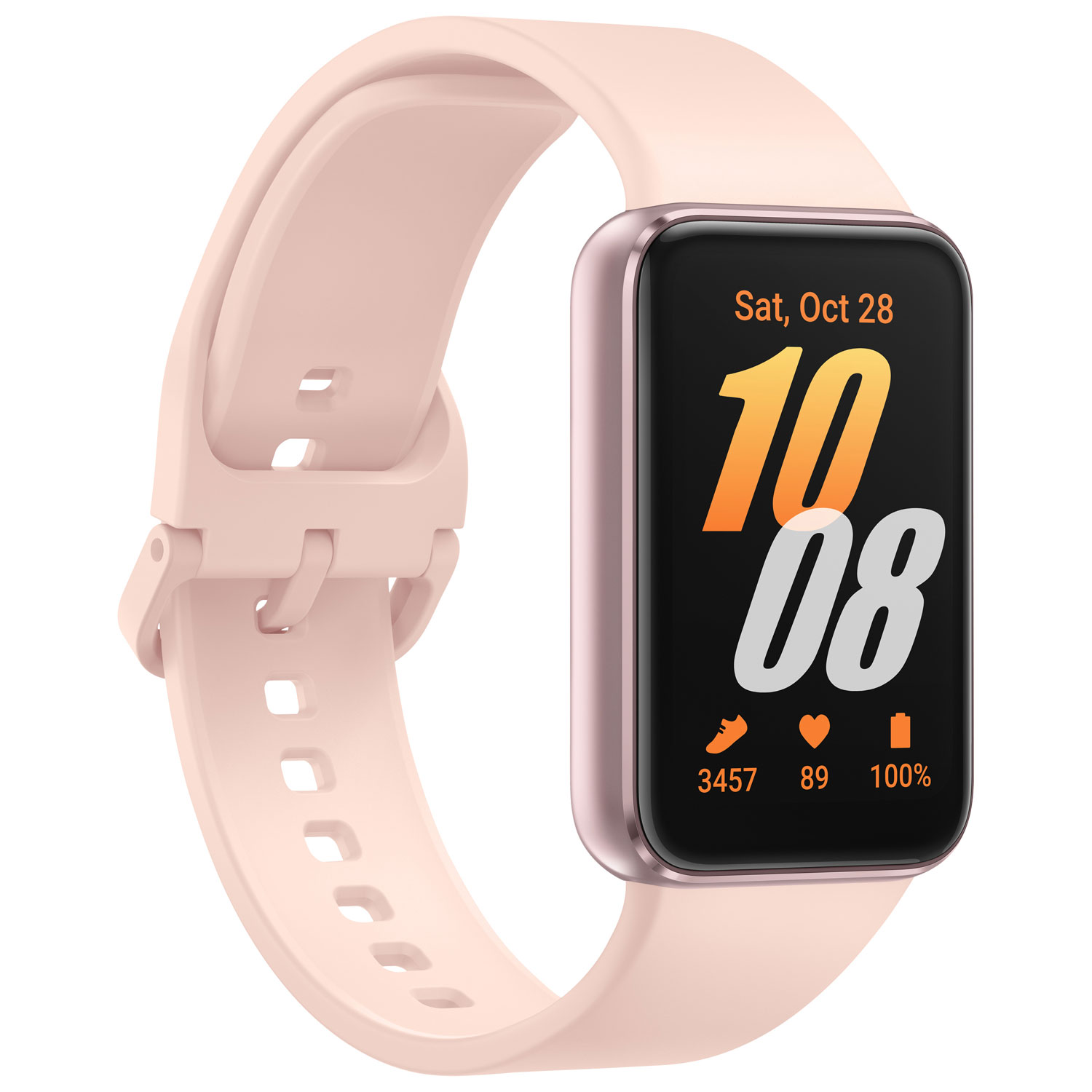 Samsung Galaxy Fit3 Fitness Tracker with Heart Rate Monitor - Pink Gold
