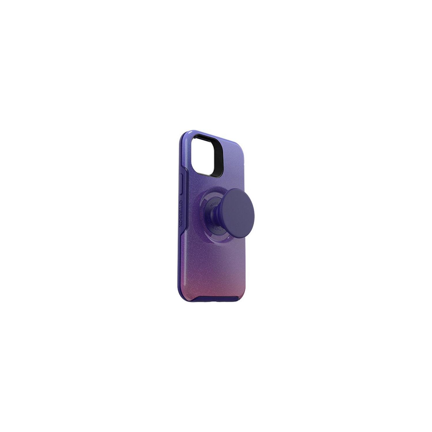 Case for iPhone 12 & iPhone 12 Pro OtterBox Otter + POP Symmetry Series - Violet Dusk