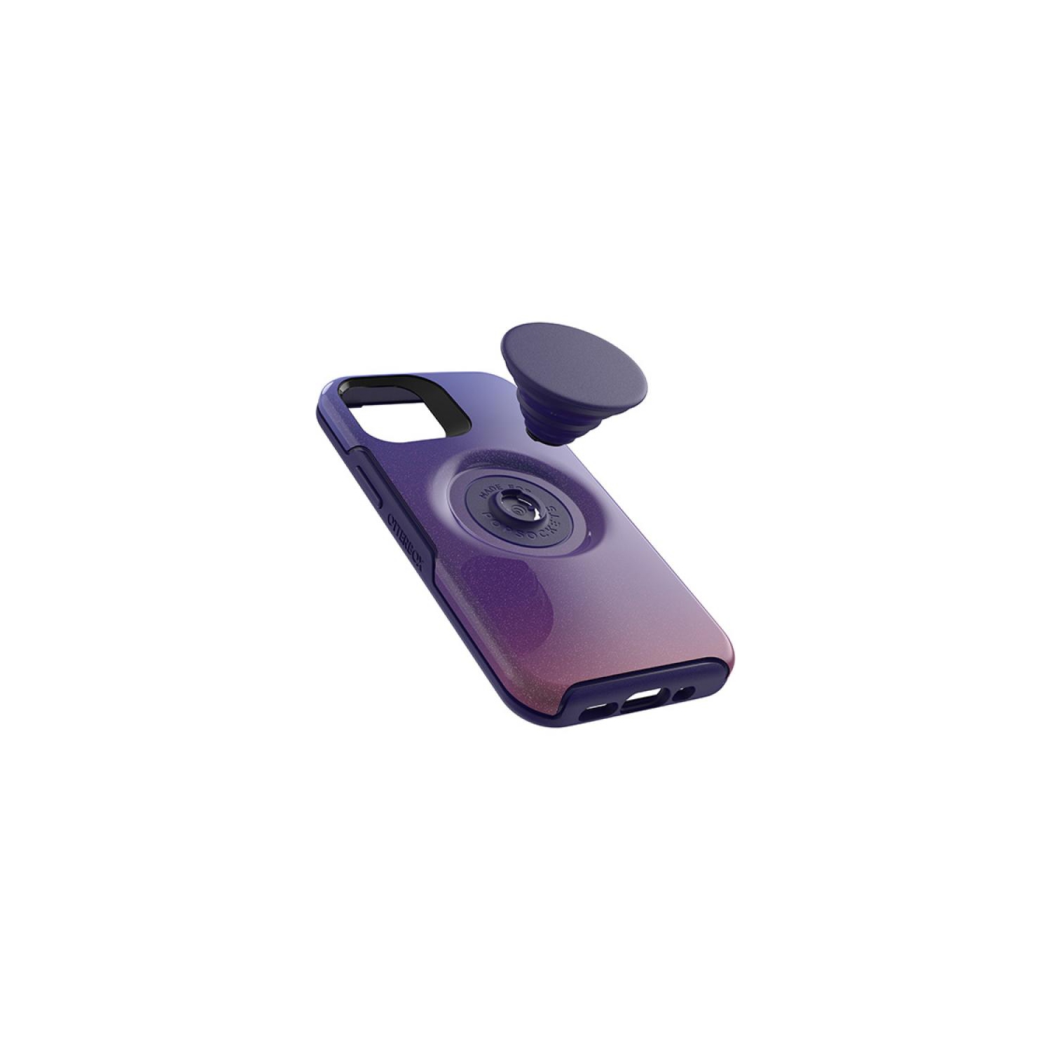 Case for iPhone 12 & iPhone 12 Pro OtterBox Otter + POP Symmetry Series - Violet Dusk