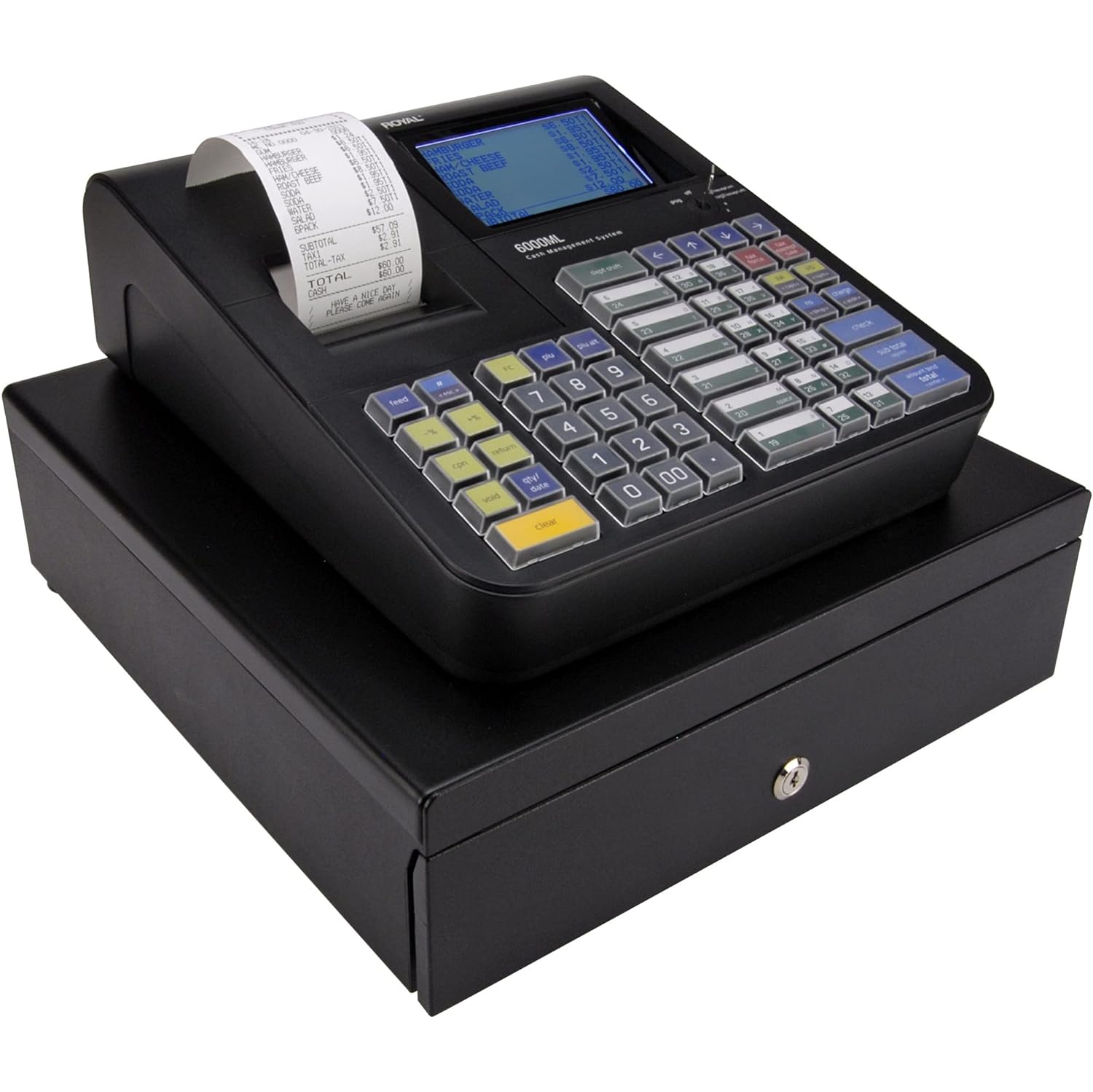 Royal 6000ML Cash Register - Black