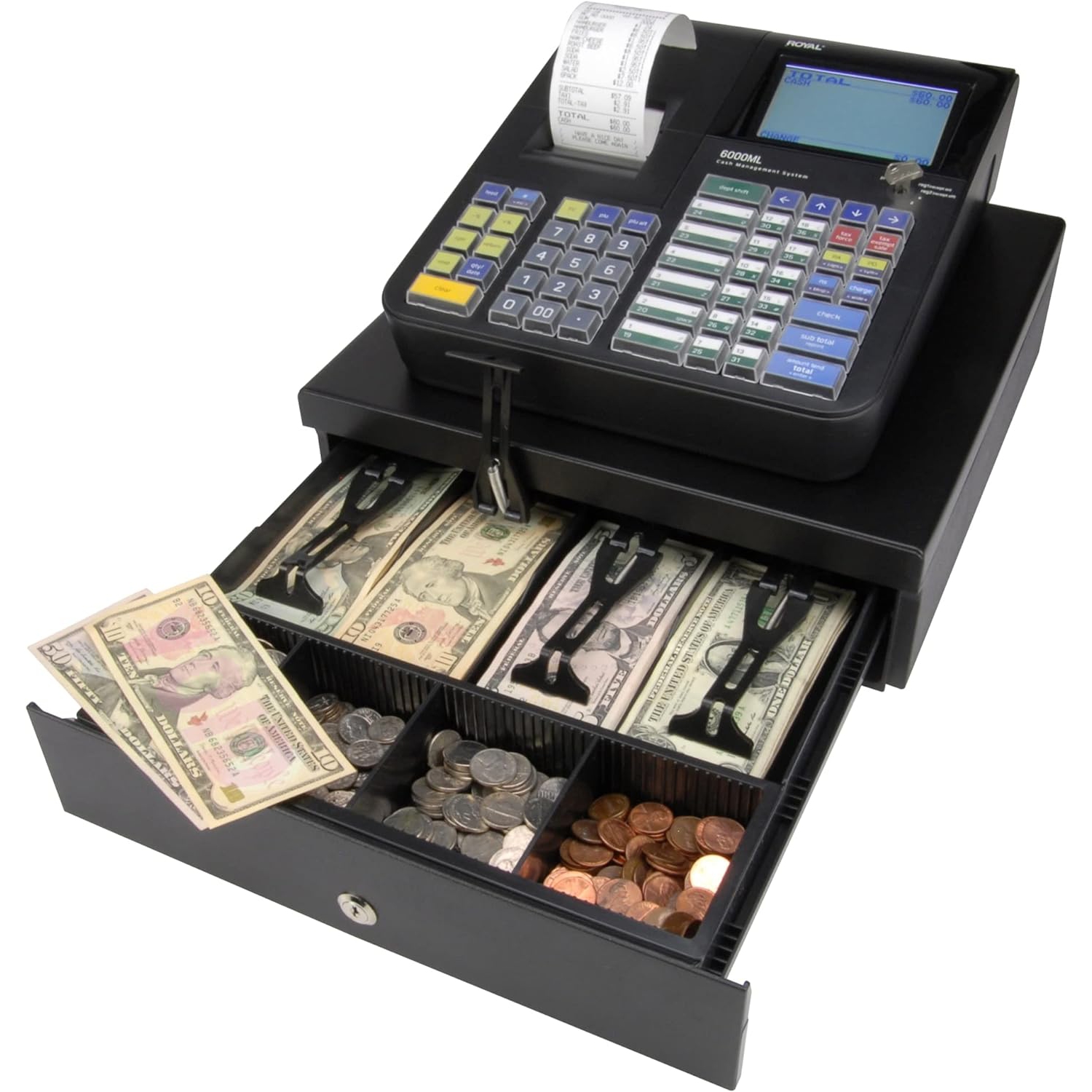 Royal 6000ML Cash Register - Black
